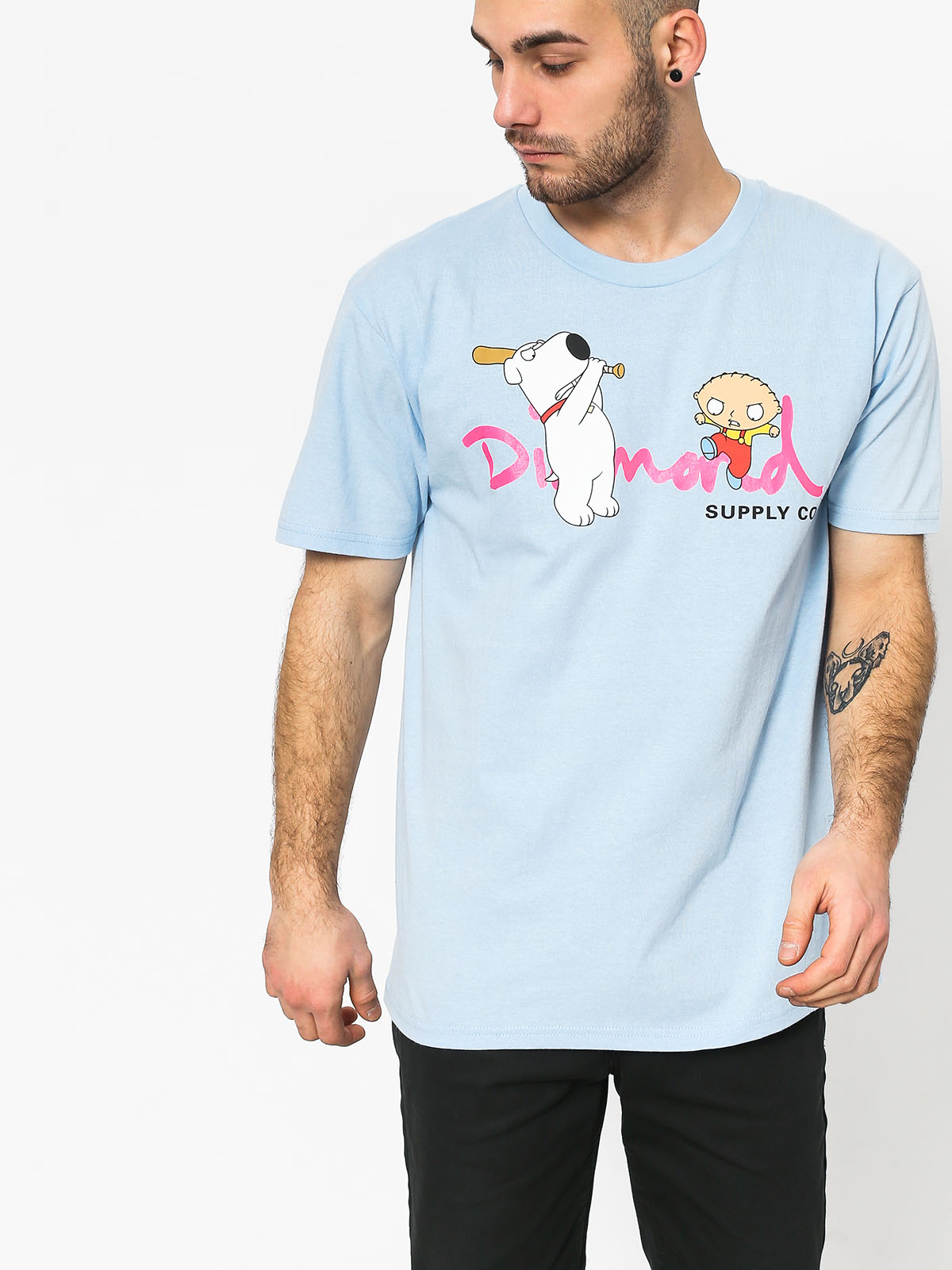Family Guy Red Shirt Blue Shirt