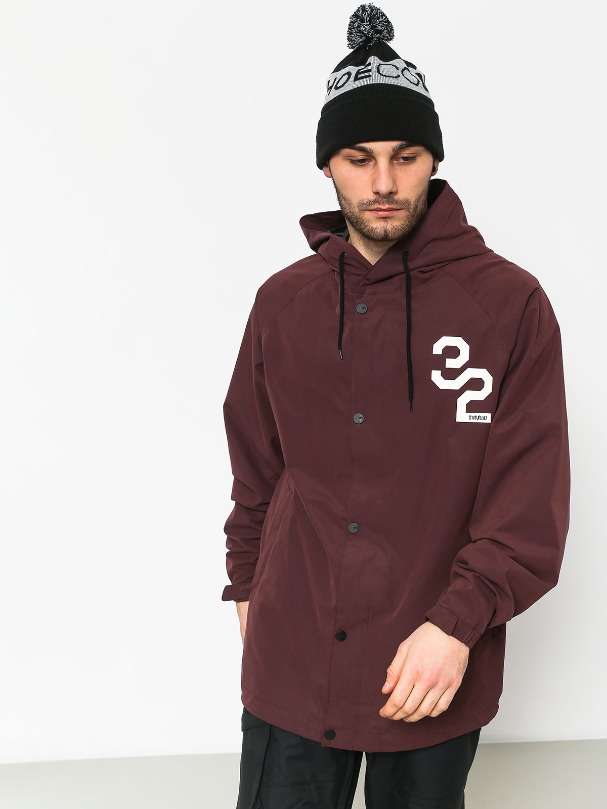 Kurtka snowboardowa ThirtyTwo Grasser (burgundy)