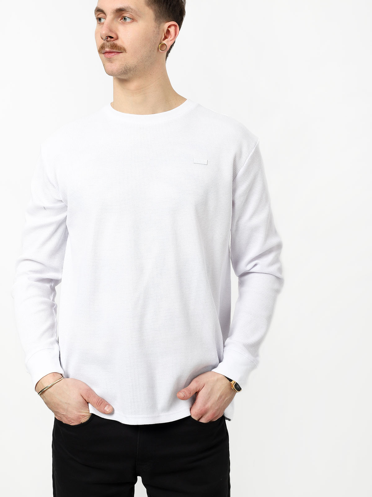 Longsleeve Diamond Supply Co. Thermal (white)