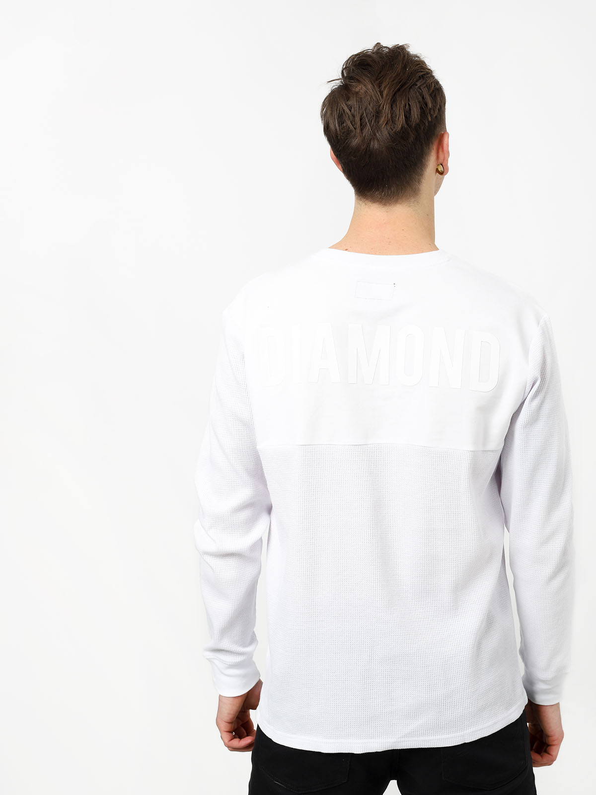Longsleeve Diamond Supply Co. Thermal (white)