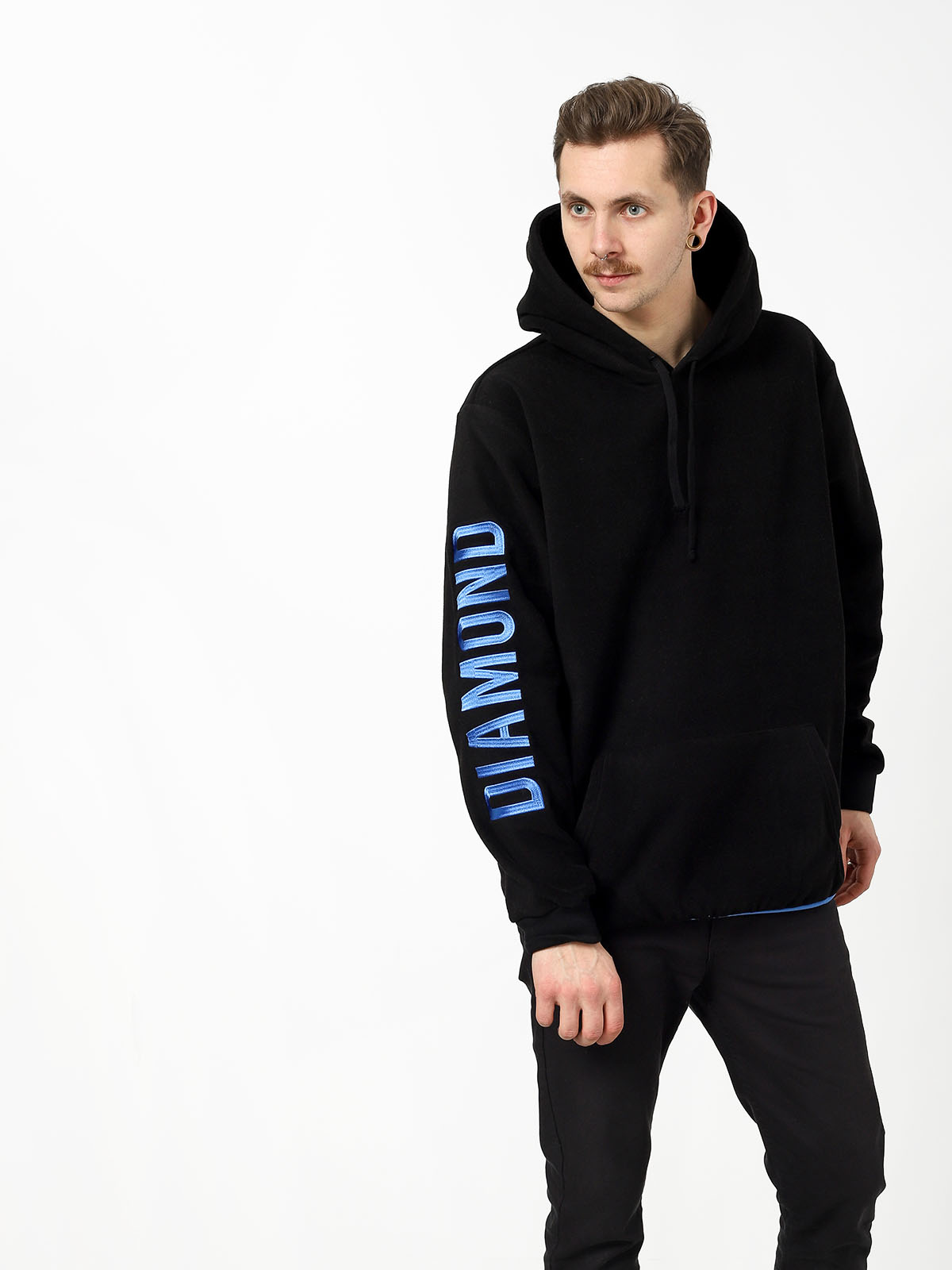 Bluza z kapturem Diamond Supply Co. Polar HD (black)