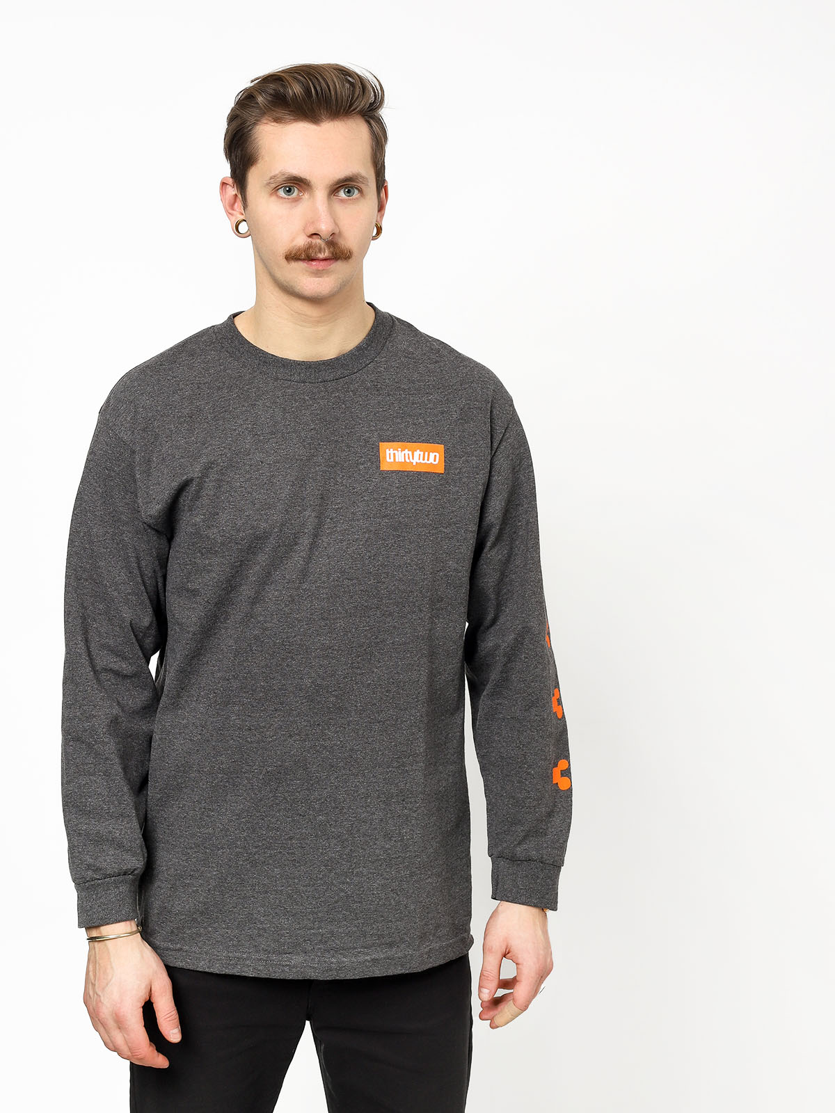 Longsleeve ThirtyTwo Ridelite Logo (charcoal/heather)