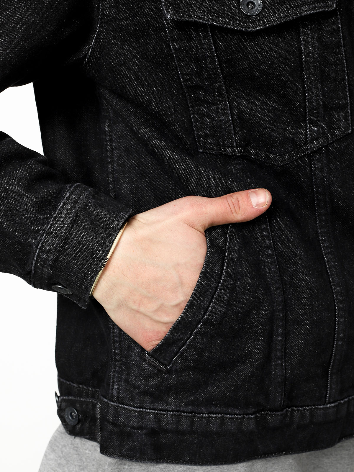 Kurtka Brixton Cable Denim (black)