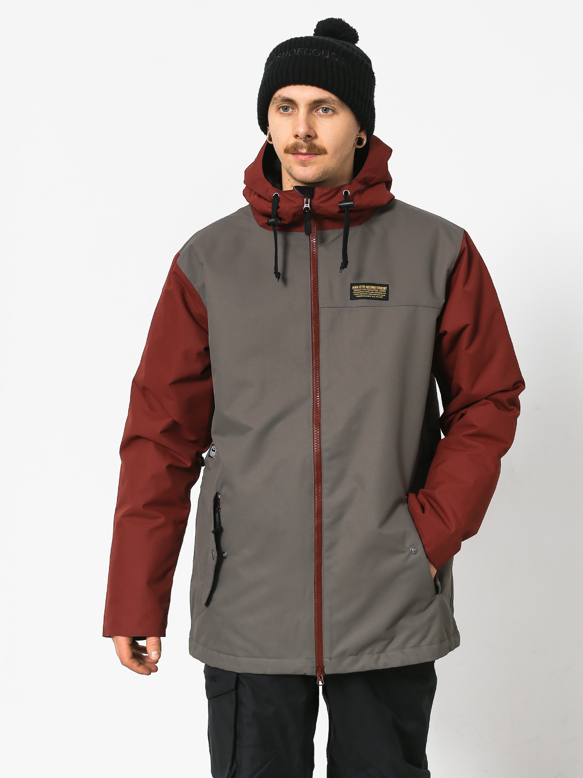 Męska Kurtka snowboardowa Airblaster Toaster (grey oxblood)