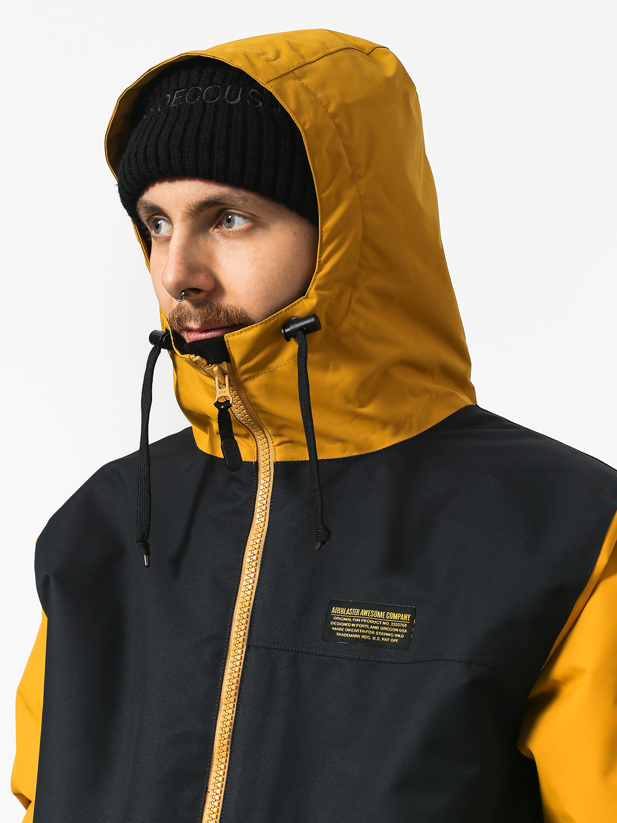 Męska Kurtka snowboardowa Airblaster Toaster (black gold)