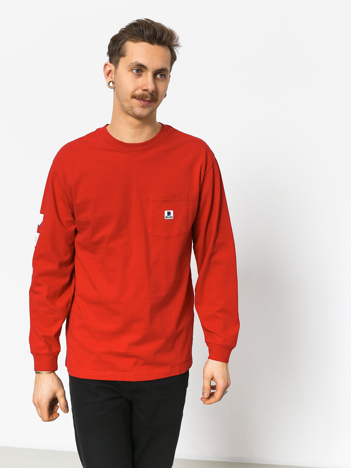 Longsleeve Brixton Stowell Stt Pkt (cayenne)