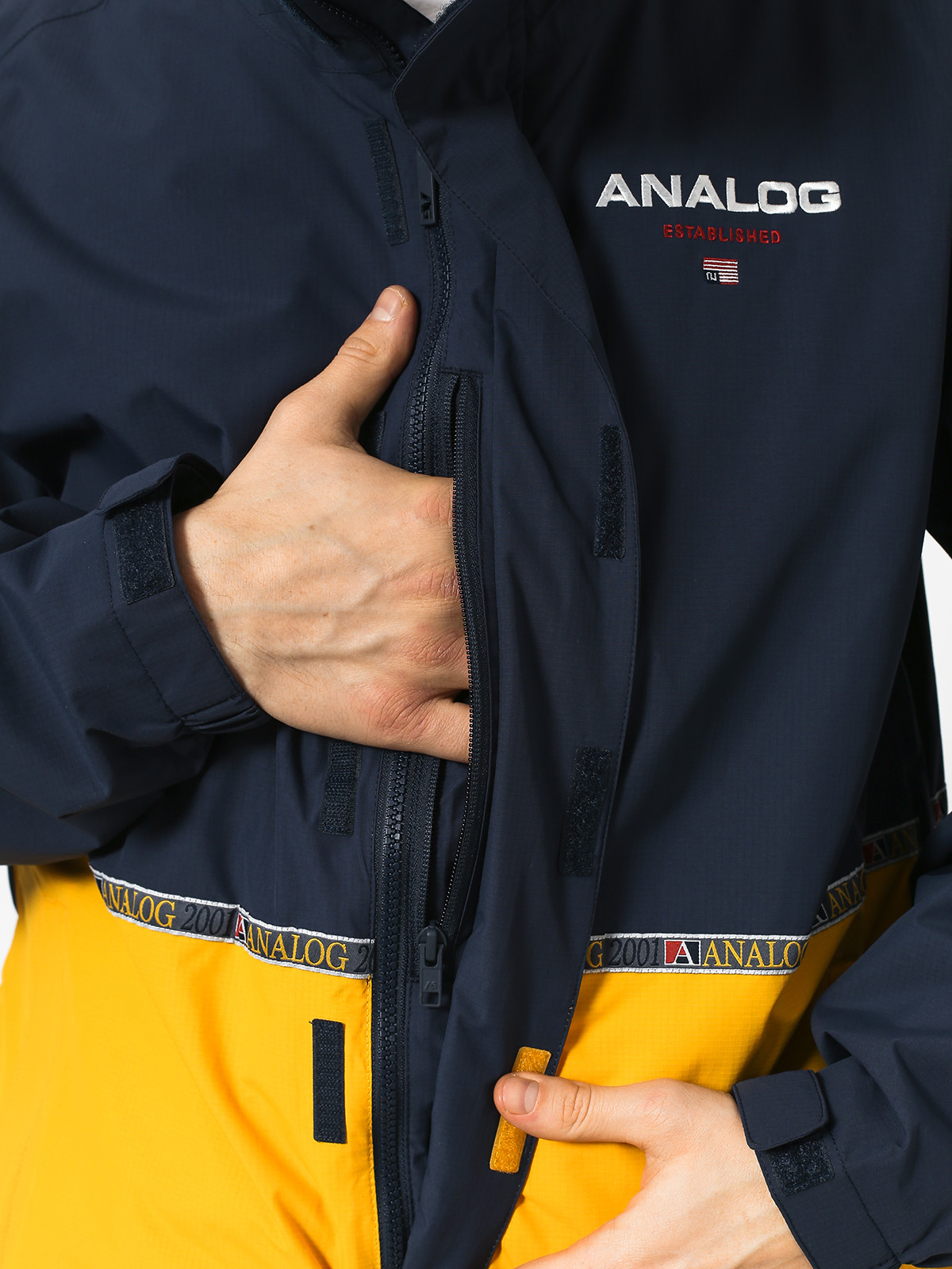 Kurtka snowboardowa Analog Blastt - granatowy (modigo/flshbk)