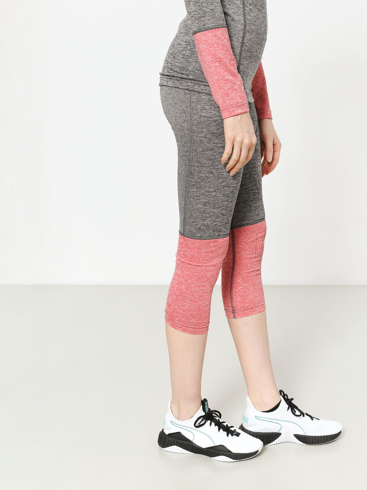 Damskie Leginsy Majesty Cover Lady Pants Base Layer (grey/pink)
