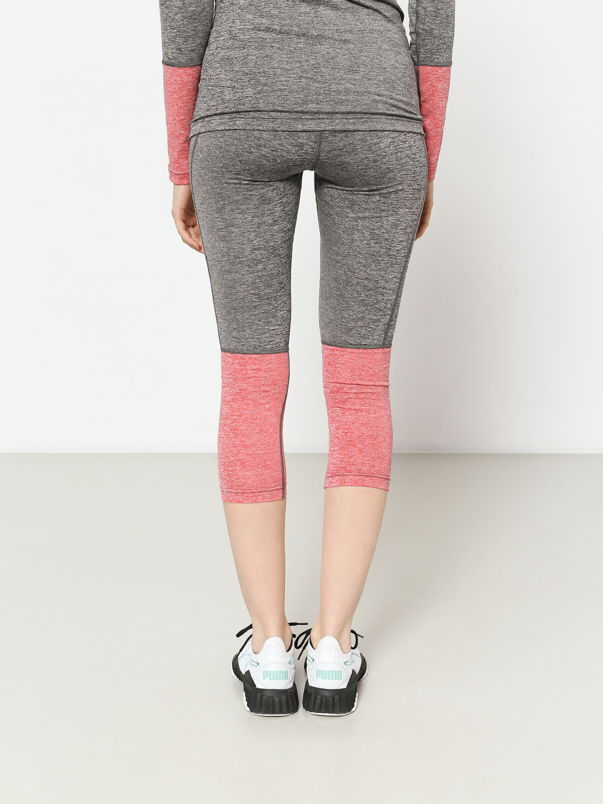 Damskie Leginsy Majesty Cover Lady Pants Base Layer (grey/pink)