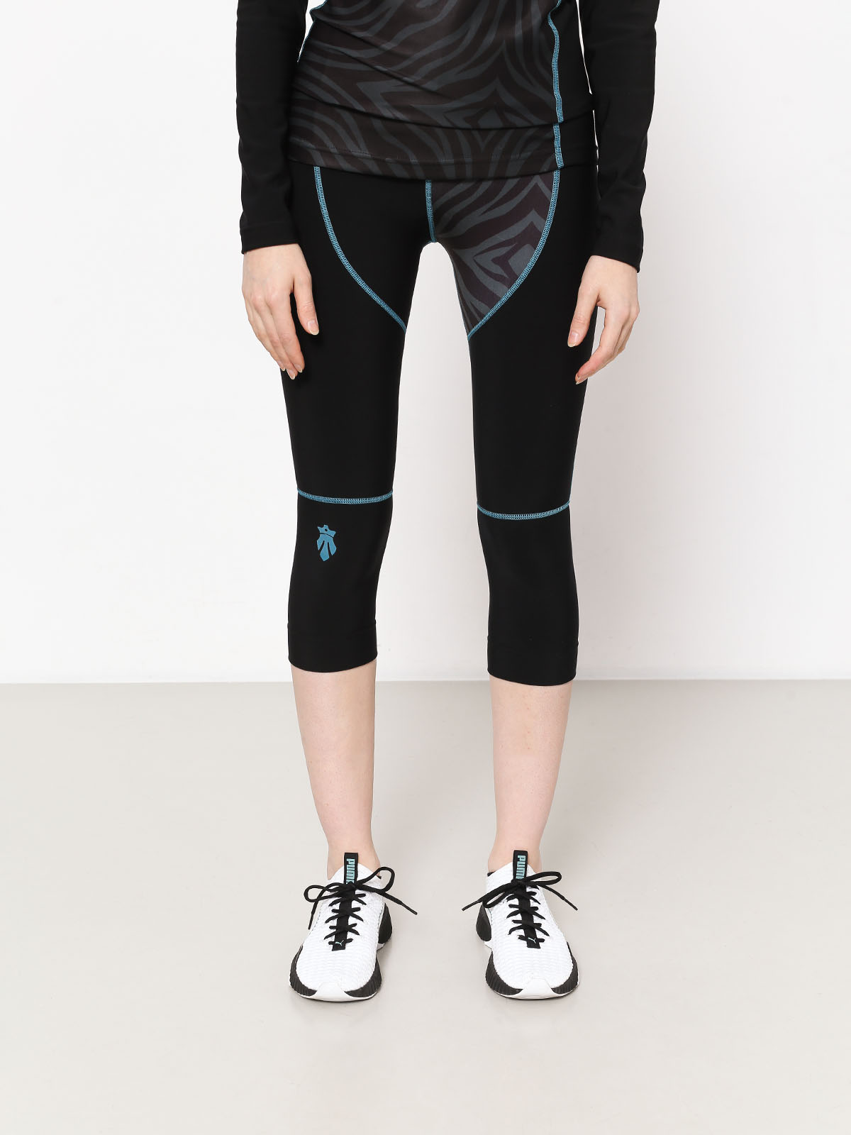 Damskie Leginsy Majesty Shelter Lady Pants Base Layer Zebra (black)