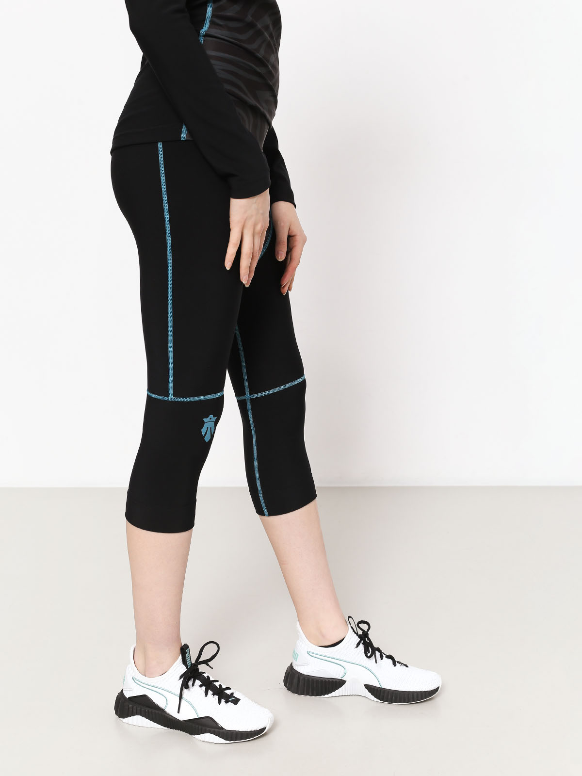 Damskie Leginsy Majesty Shelter Lady Pants Base Layer Zebra (black)
