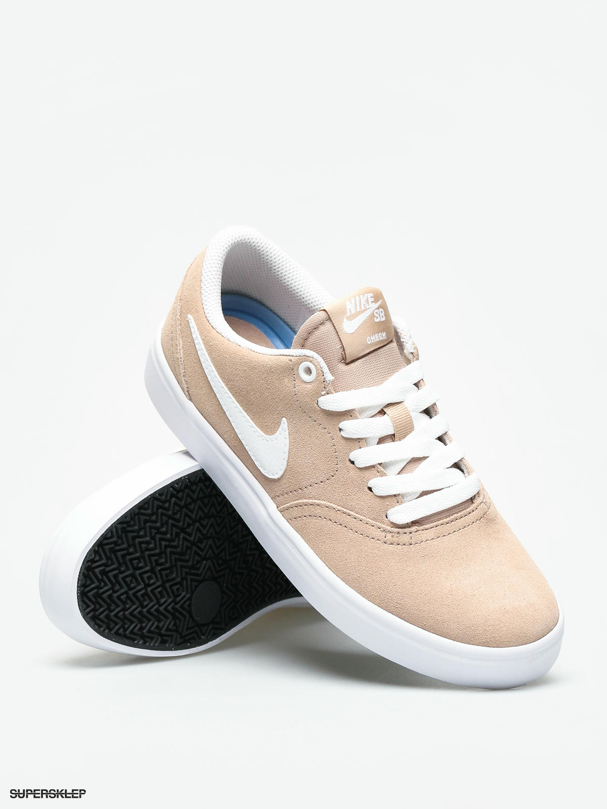 Buty Nike SB Check Solar Wmn bio beige white