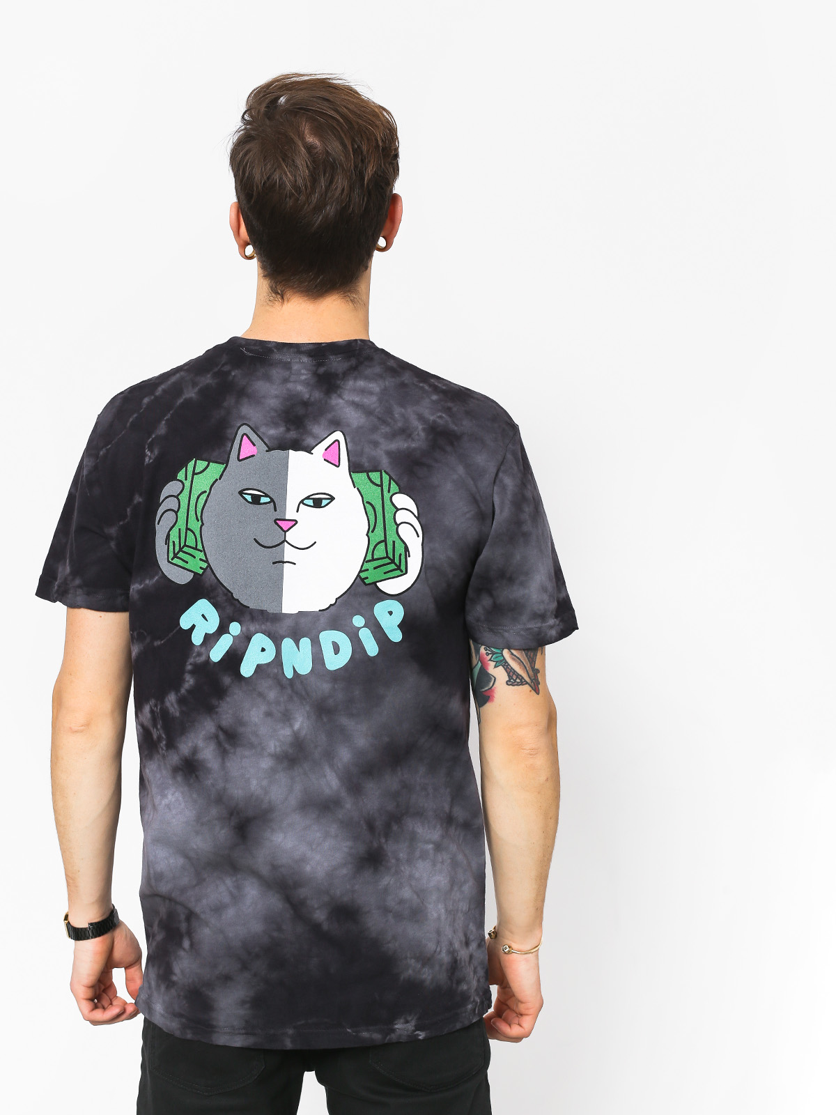 T-shirt RipNDip Money Talks (black cloud wash)