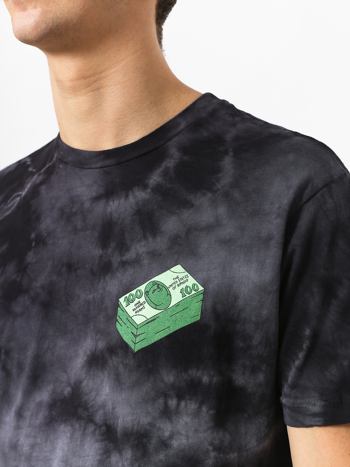 T-shirt RipNDip Money Talks (black cloud wash)