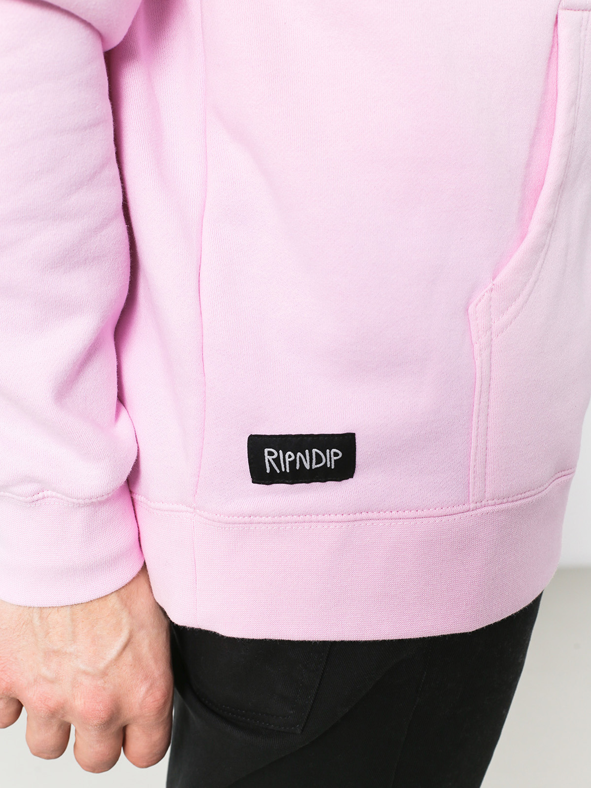 Bluza z kapturem RipNDip Money Talks HD (light pink)