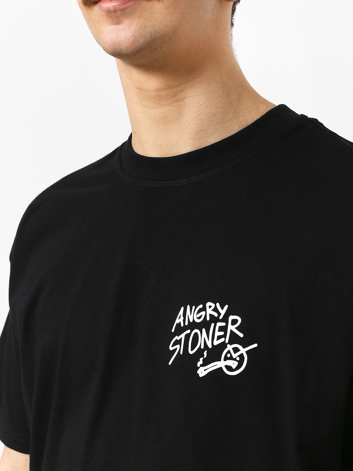 T-shirt Polar Skate Angry Stoner (black)