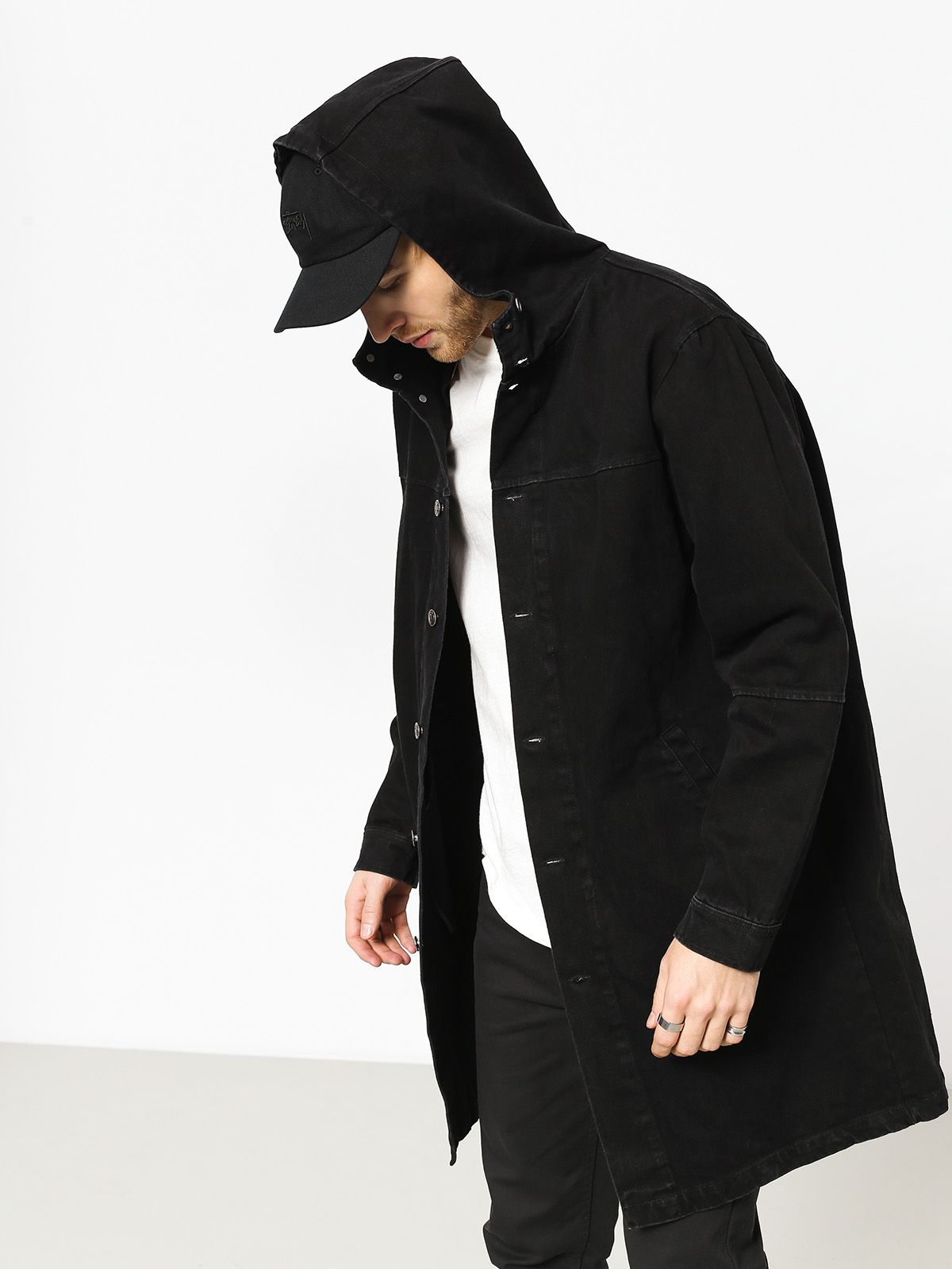 Płaszcz The Hive Denim Parka Coat (black)