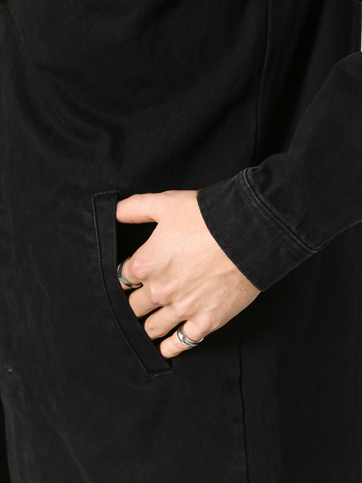 Płaszcz The Hive Denim Parka Coat (black)