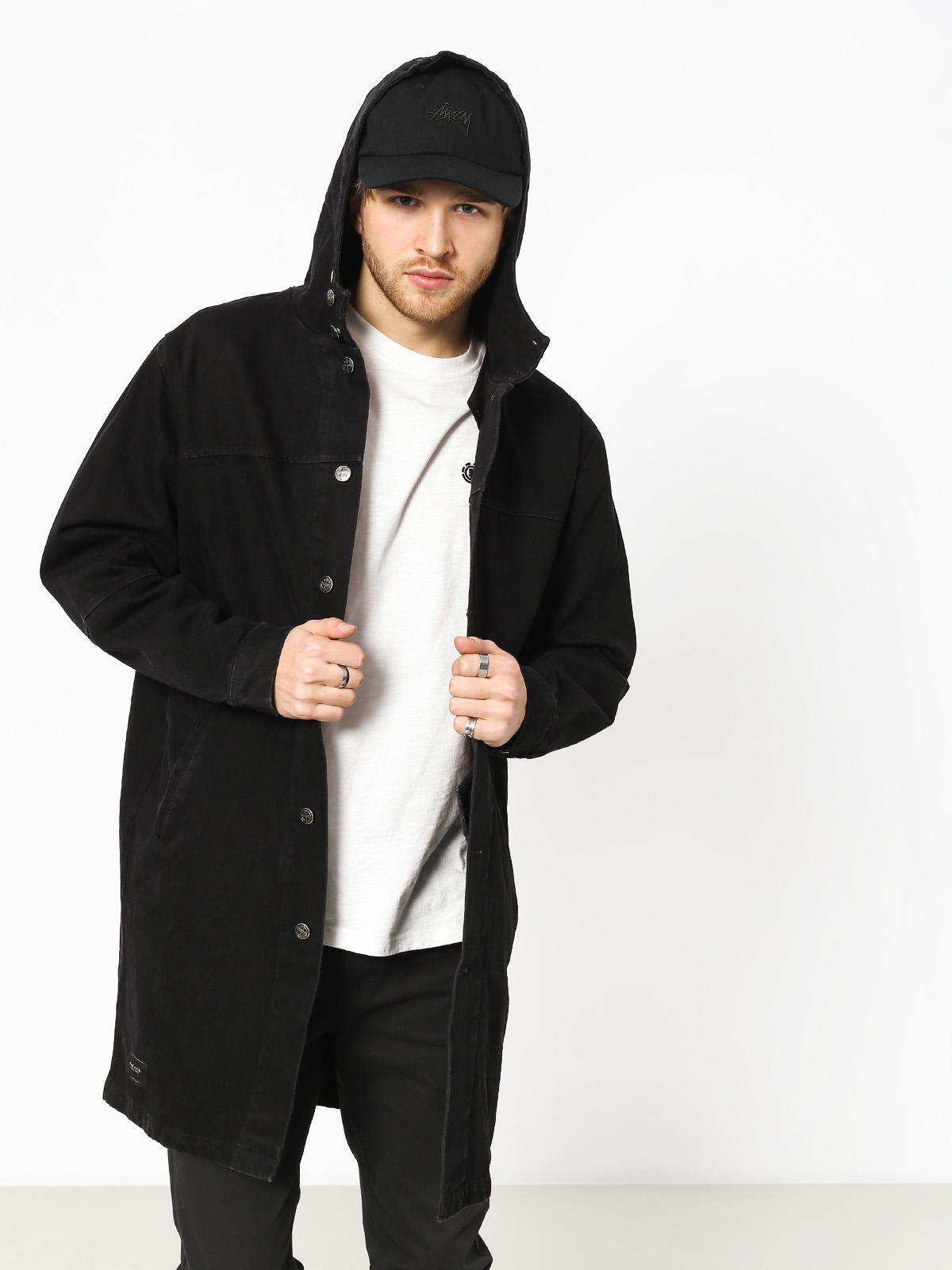 Płaszcz The Hive Denim Parka Coat (black)