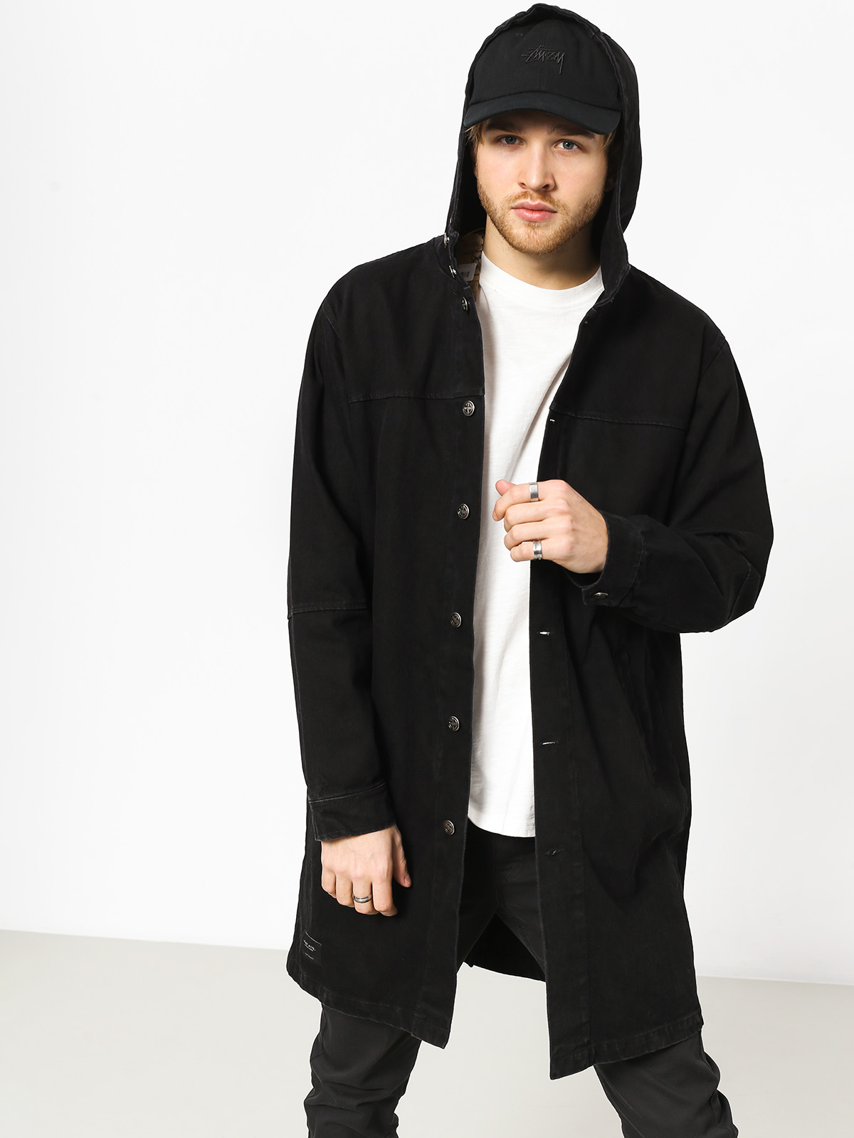 Płaszcz The Hive Denim Parka Coat (black)