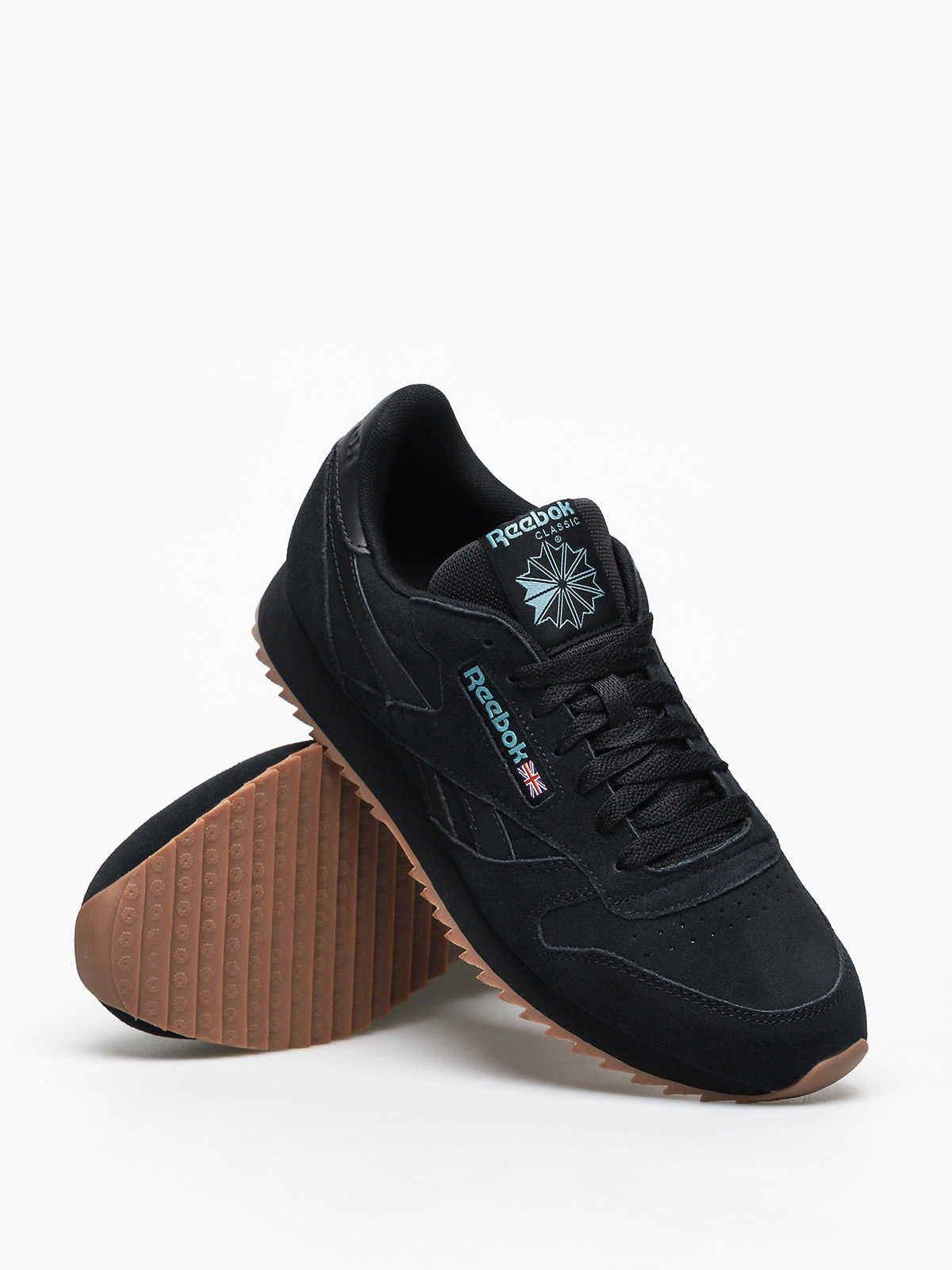 Buty Reebok Cl Leather Mu (black/mineral mist/l)