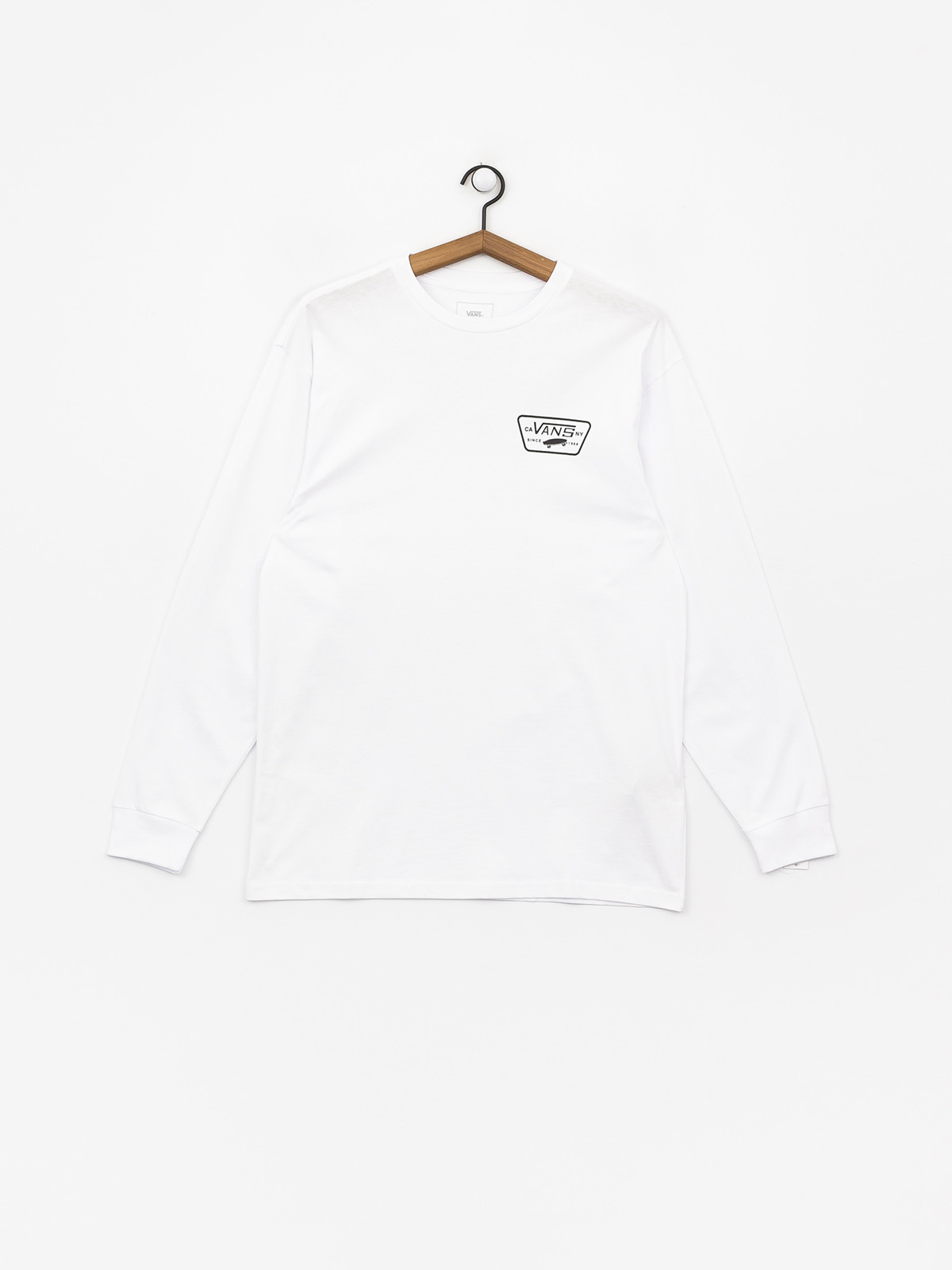 Longsleeve Vans Full Patch Back (white/black)