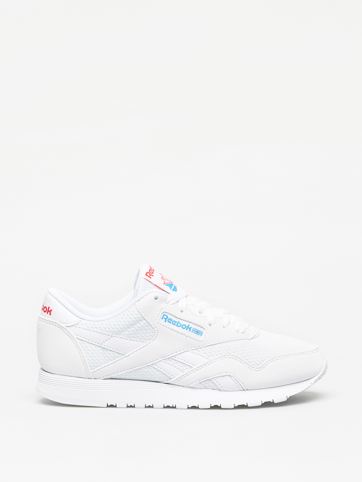 Buty Reebok Cl Nylon Txt Wmn (white/blue/neon red)