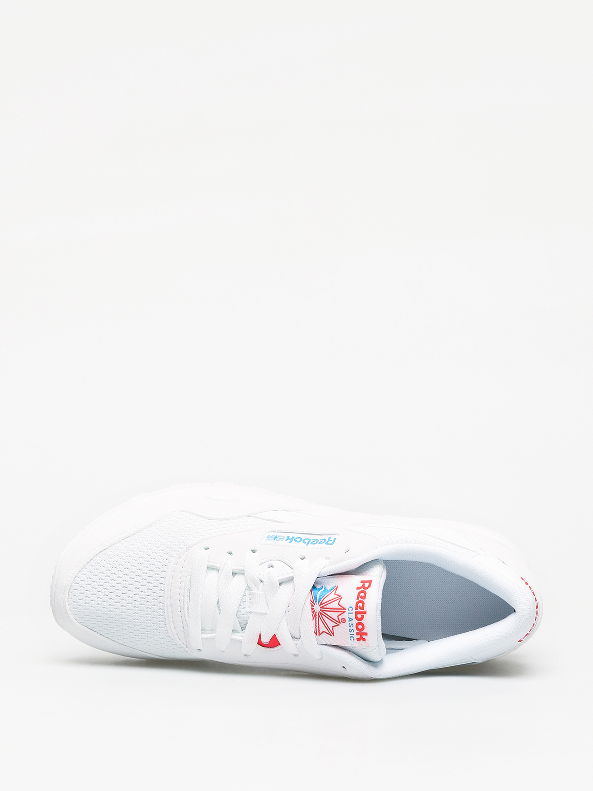 Buty Reebok Cl Nylon Txt Wmn (white/blue/neon red)