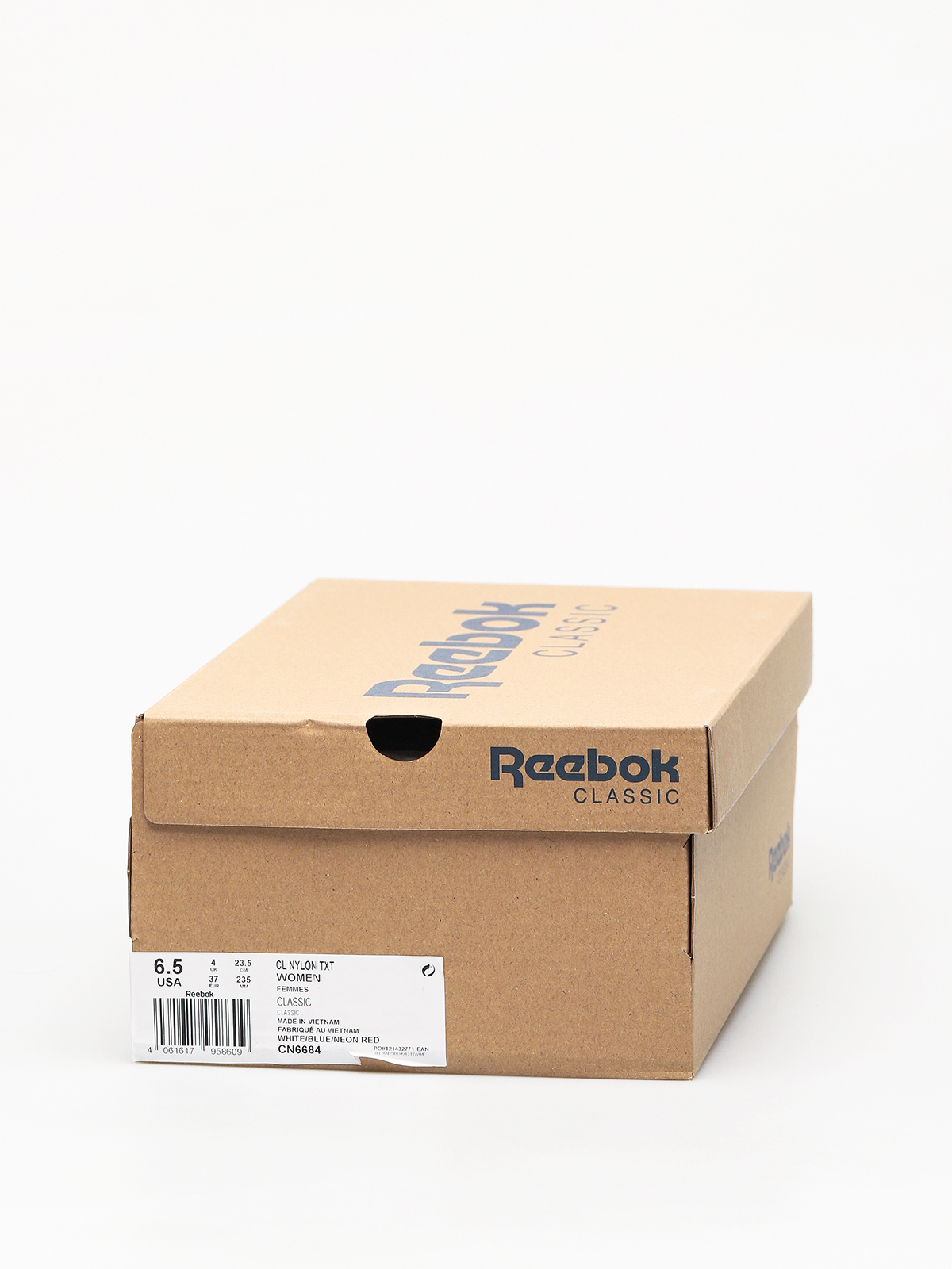 Buty Reebok Cl Nylon Txt Wmn (white/blue/neon red)