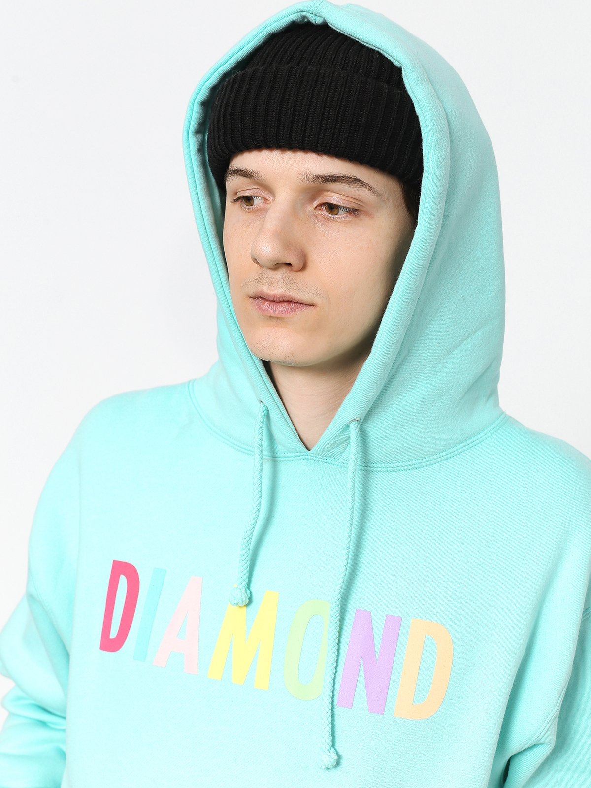 Bluza z kapturem Diamond Supply Co. Colour Pop HD (mint)