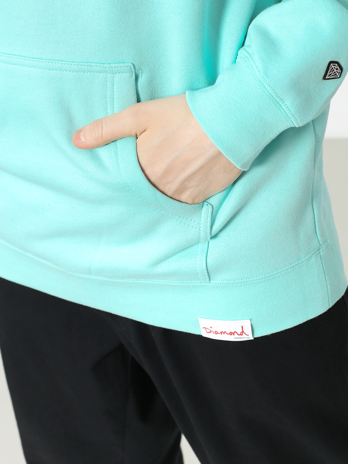 Bluza z kapturem Diamond Supply Co. Colour Pop HD (mint)