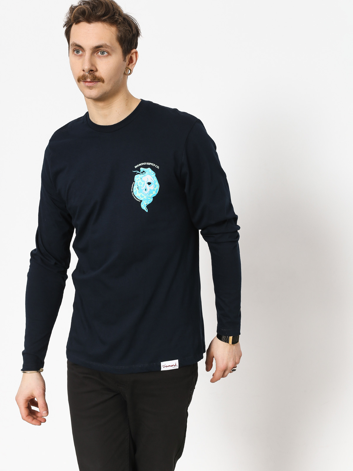 Longsleeve Diamond Supply Co. Venom (navy)