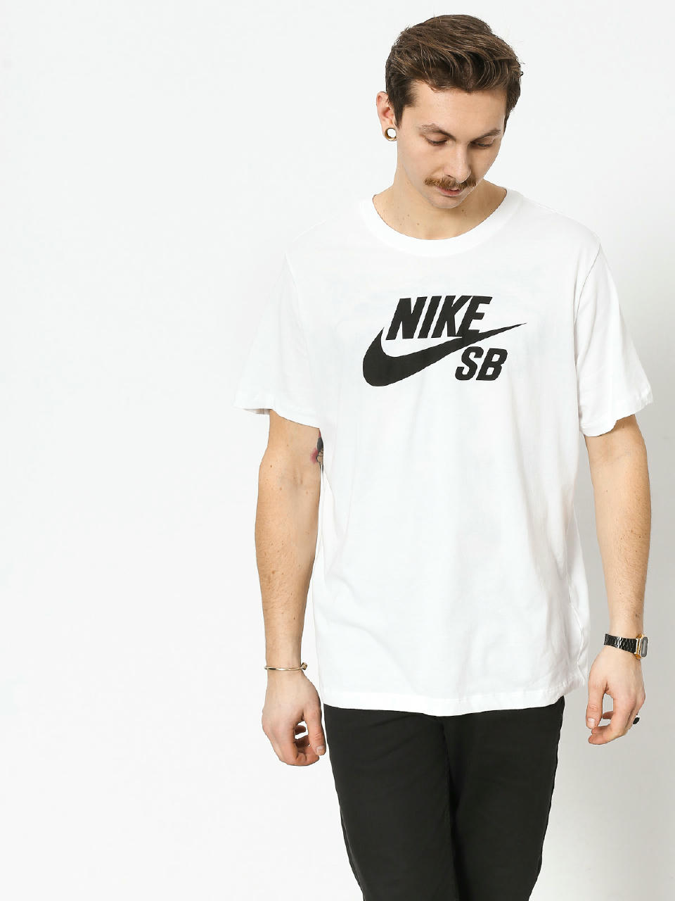 T-shirt Nike SB Sb Dri Fit (white/black)