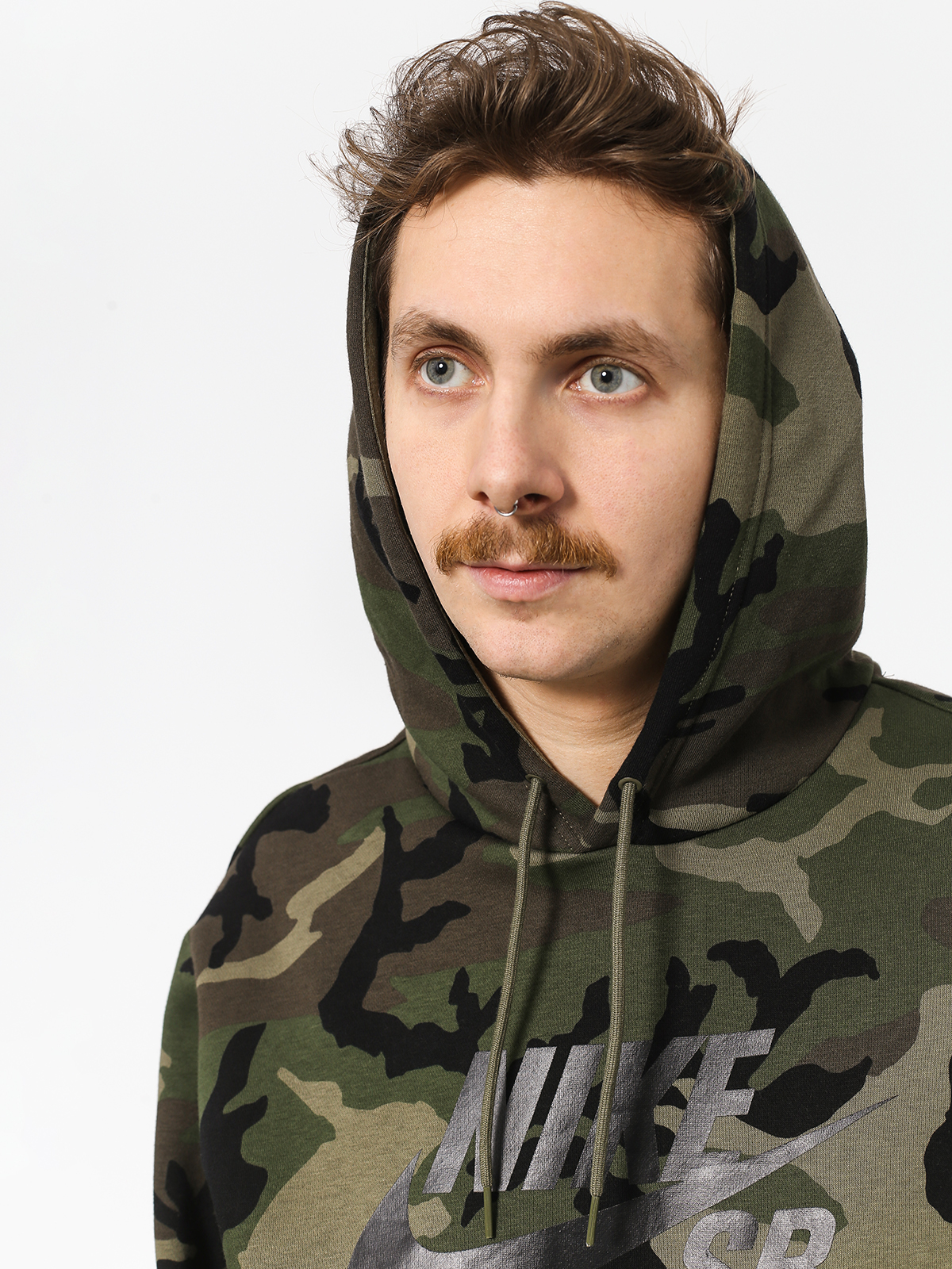 Bluza z kapturem Nike SB Sb Icon Erdl HD (medium olive/medium olive/black)