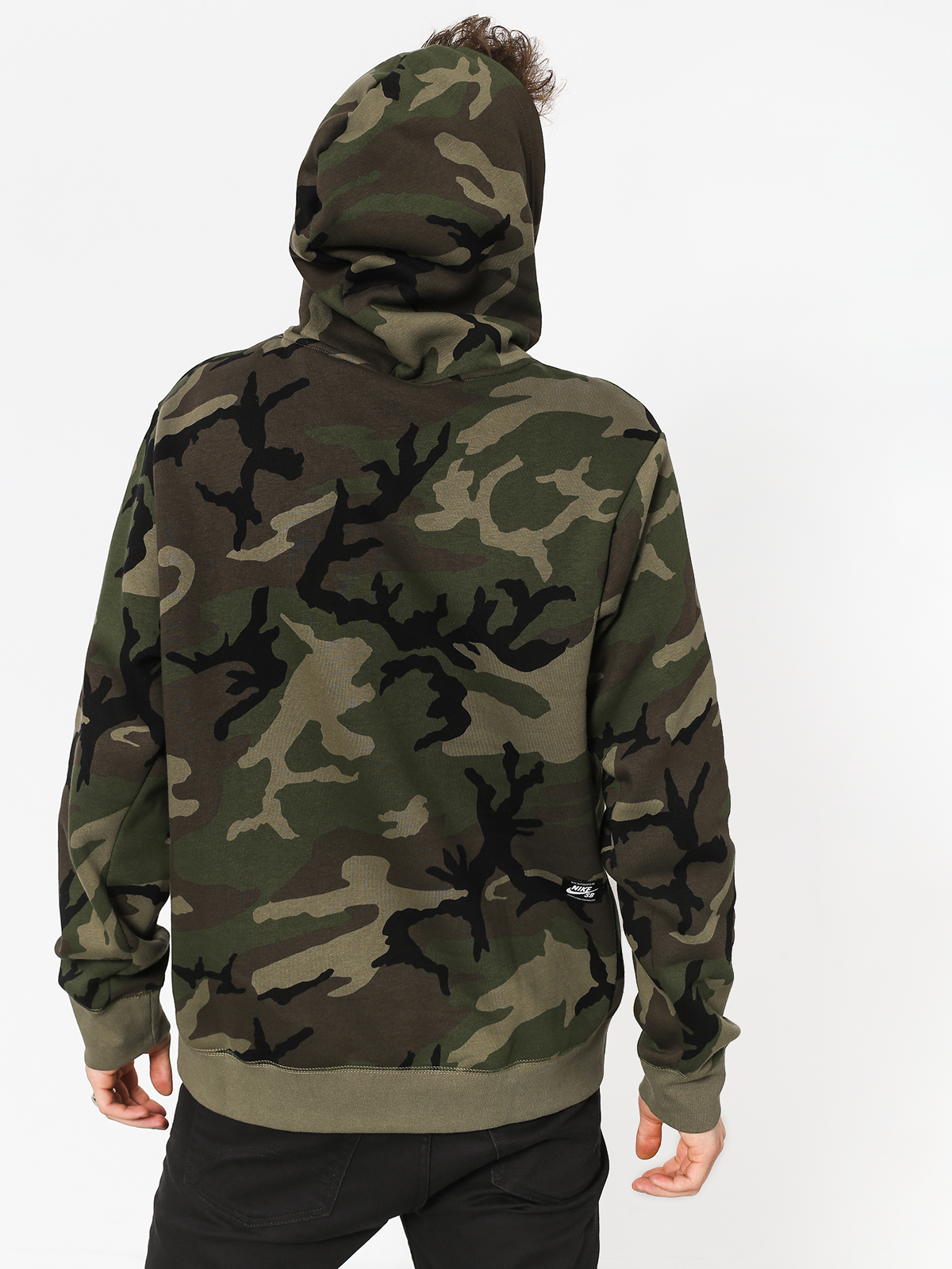 Bluza z kapturem Nike SB Sb Icon Erdl HD (medium olive/medium olive/black)