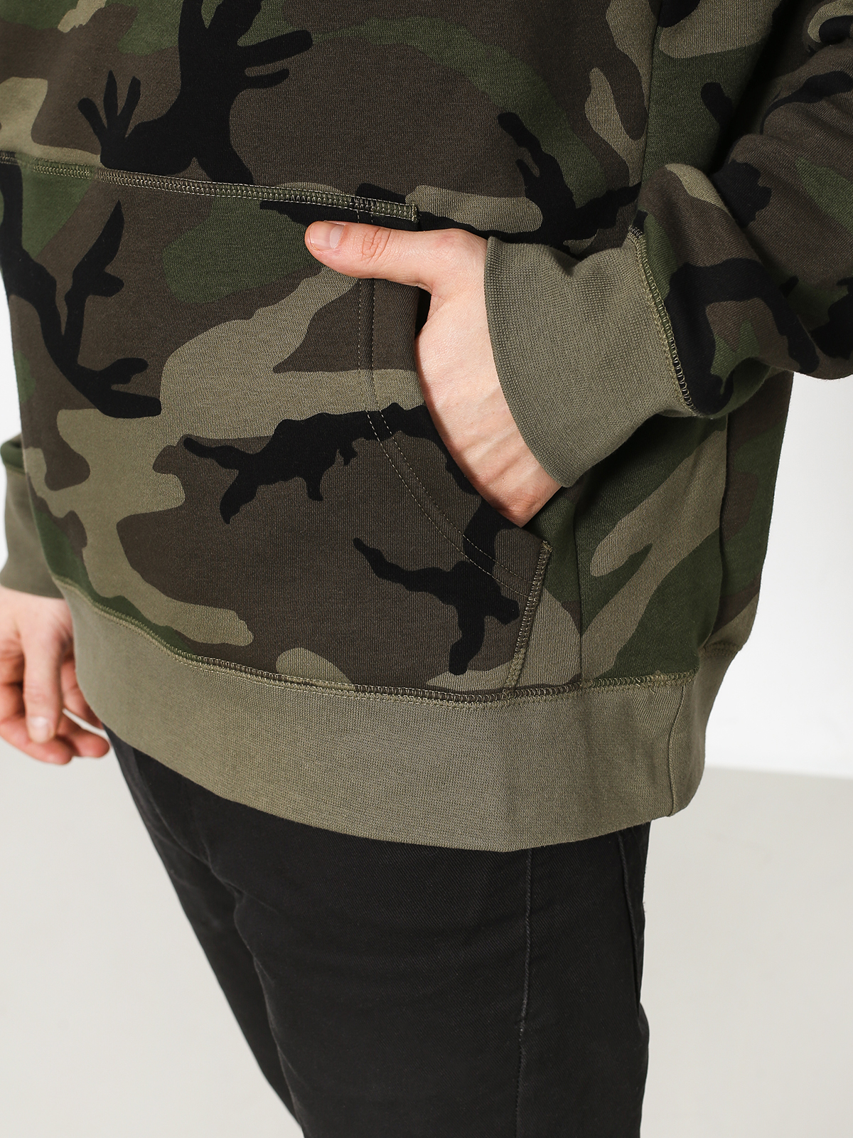 Bluza z kapturem Nike SB Sb Icon Erdl HD (medium olive/medium olive/black)