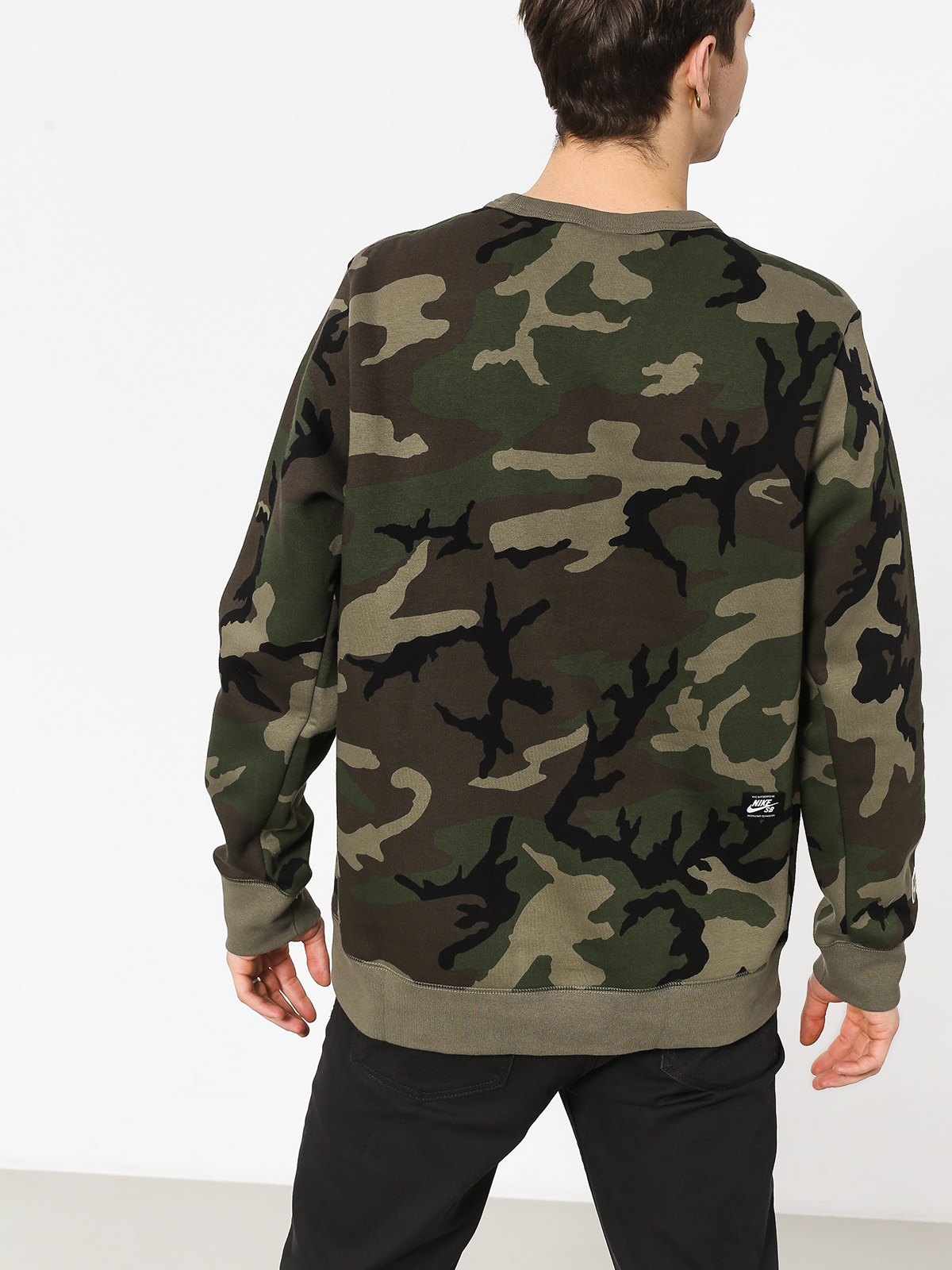 Bluza Nike SB Sb Icon Crew (medium olive/medium olive)