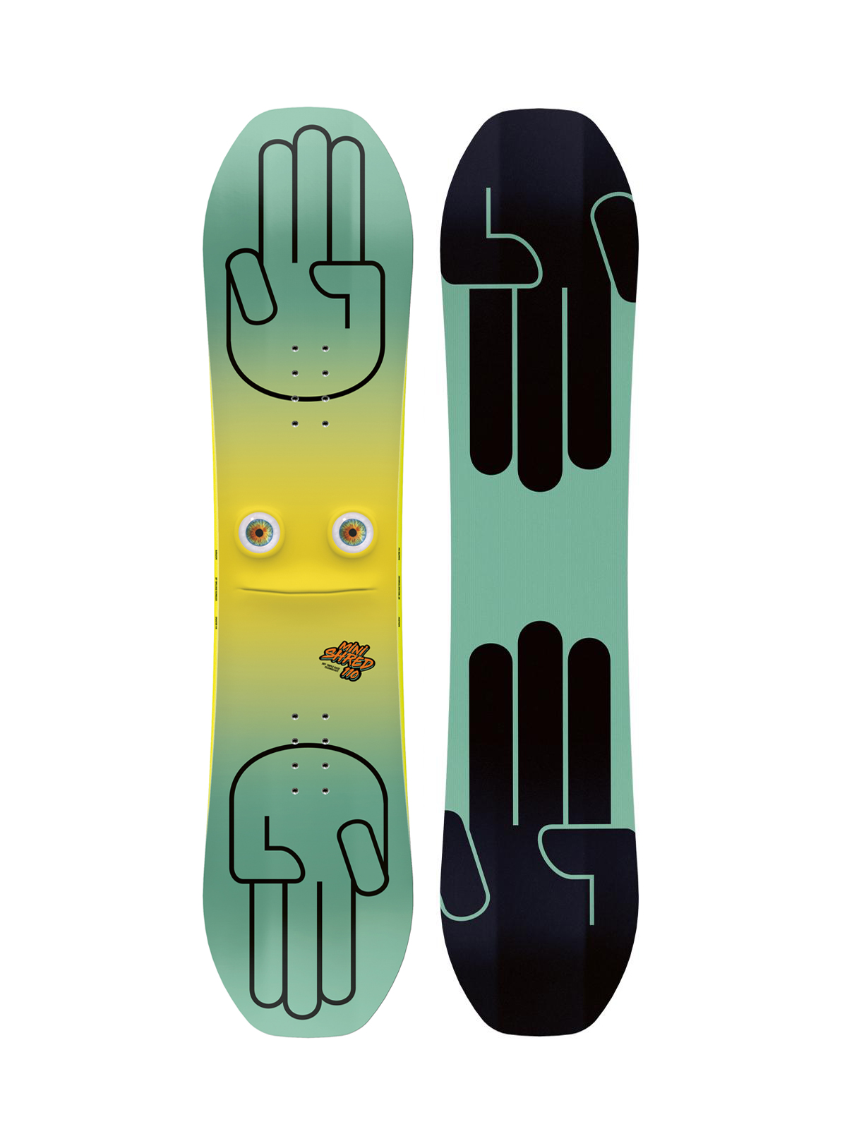 Zestaw snowboardowy Bataleon Minishred (black/mint)