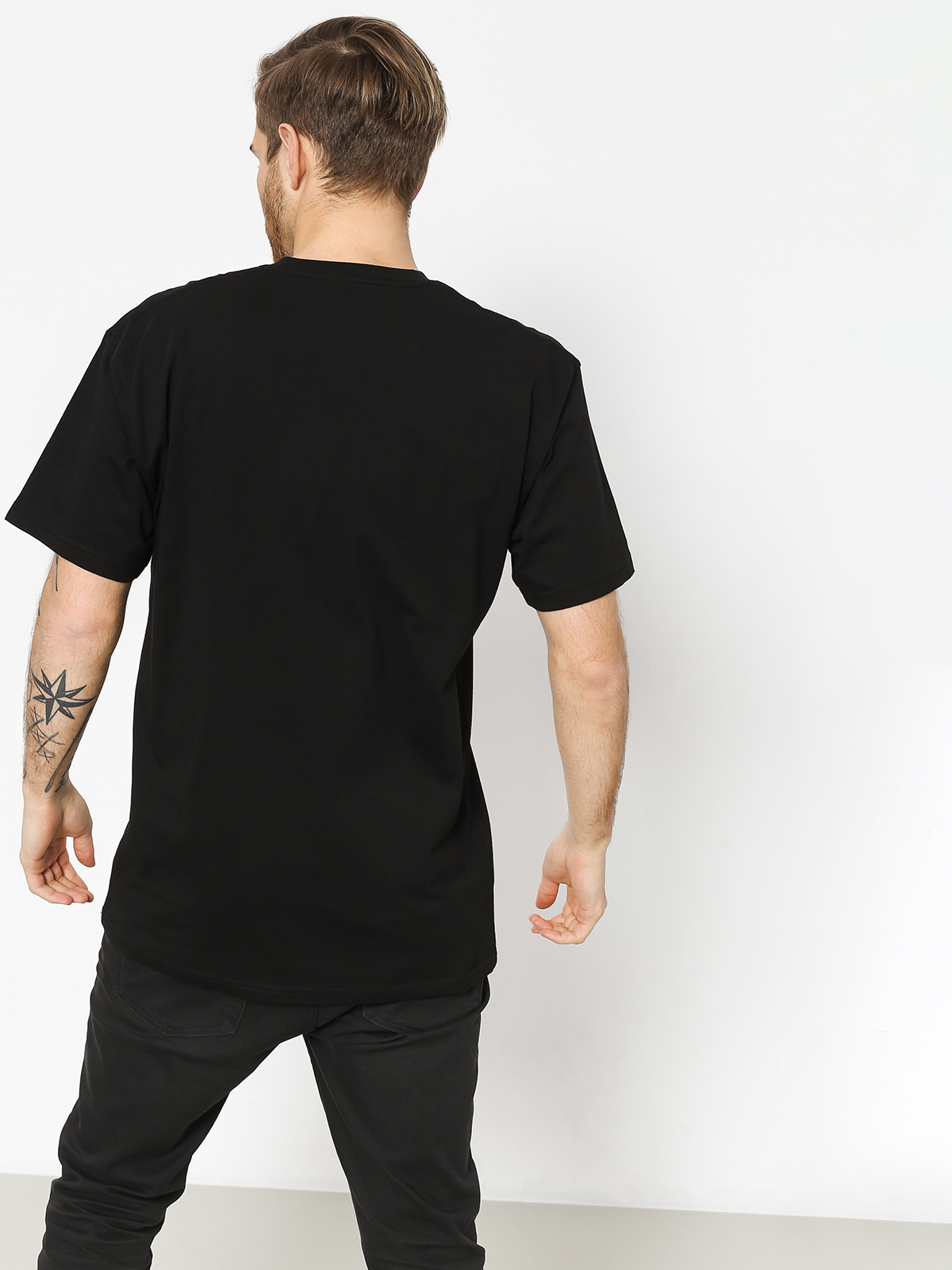 T-shirt Vans Left Chest Logo (black/white)