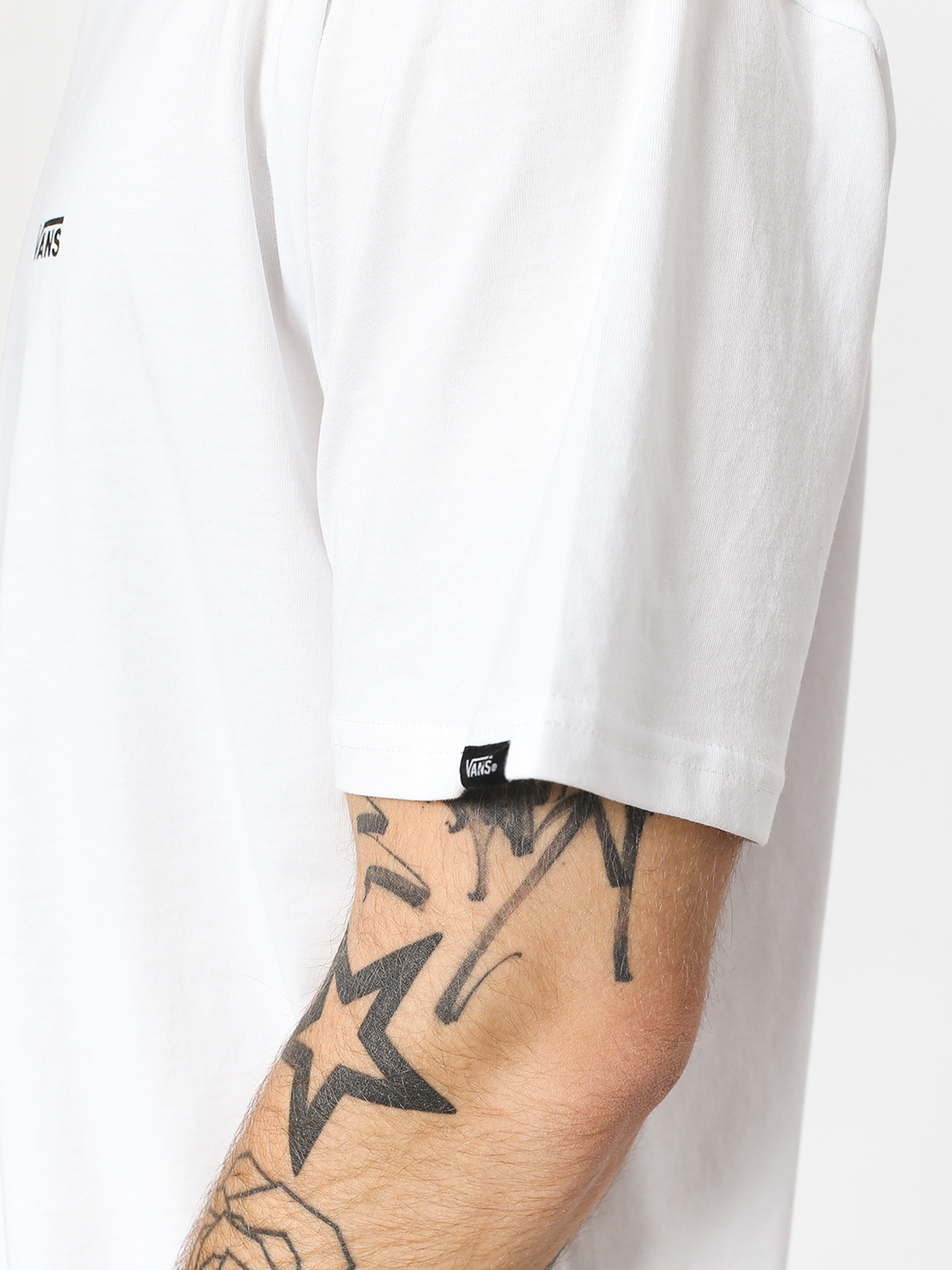T-shirt Vans Left Chest Logo (white/black)