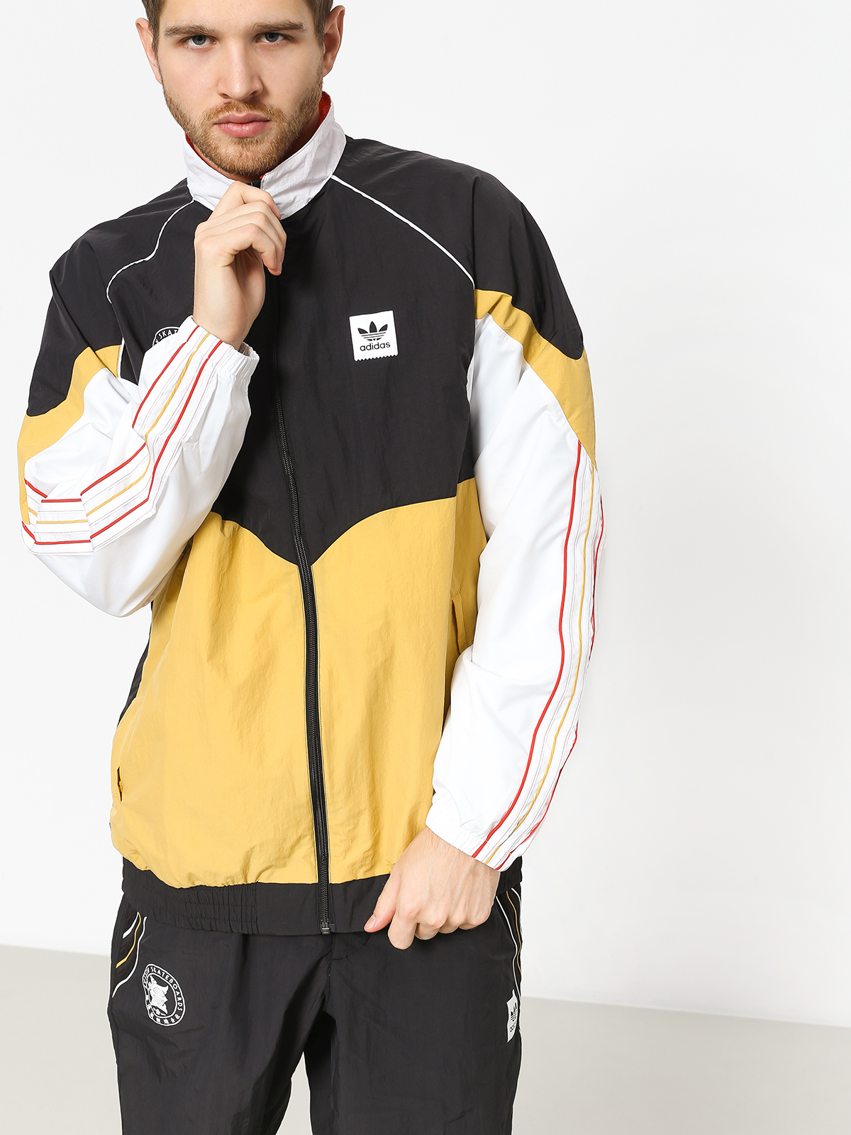 Kurtka adidas Evijckt (black/white/pyrite/s)
