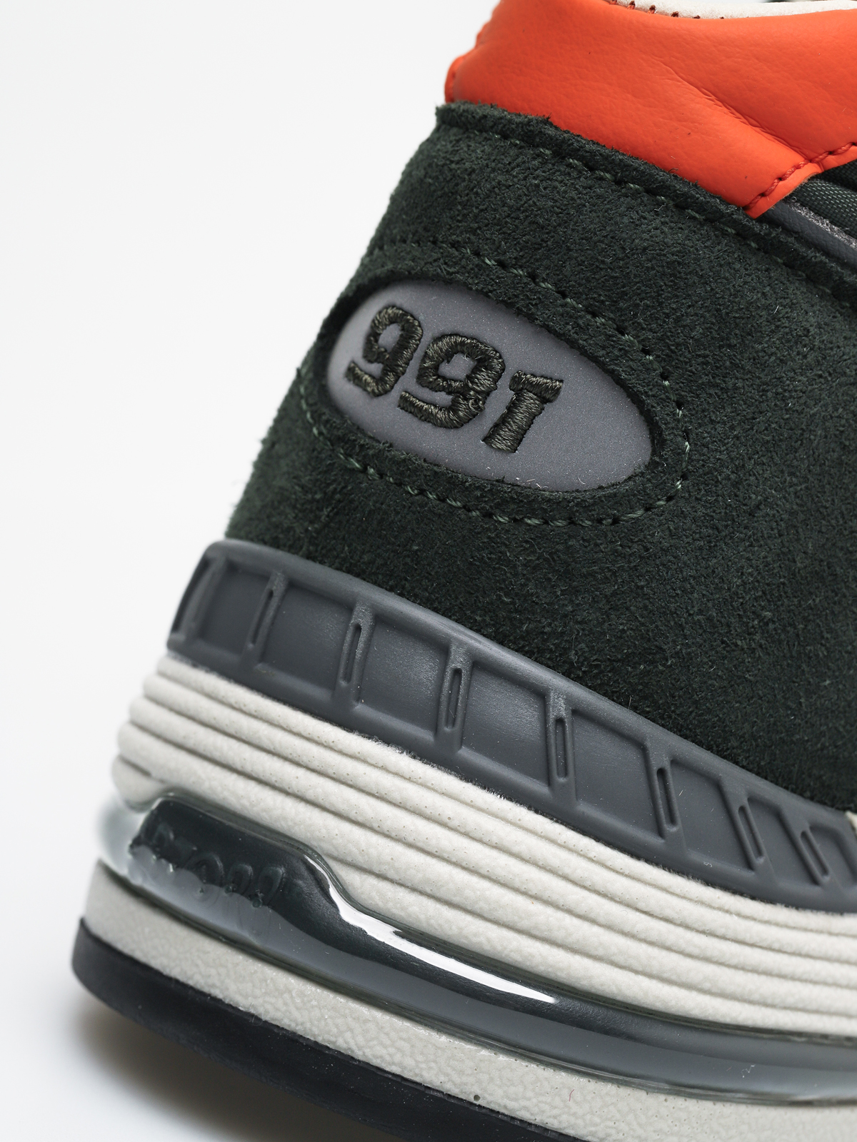 Buty New Balance 991 (green/orange)