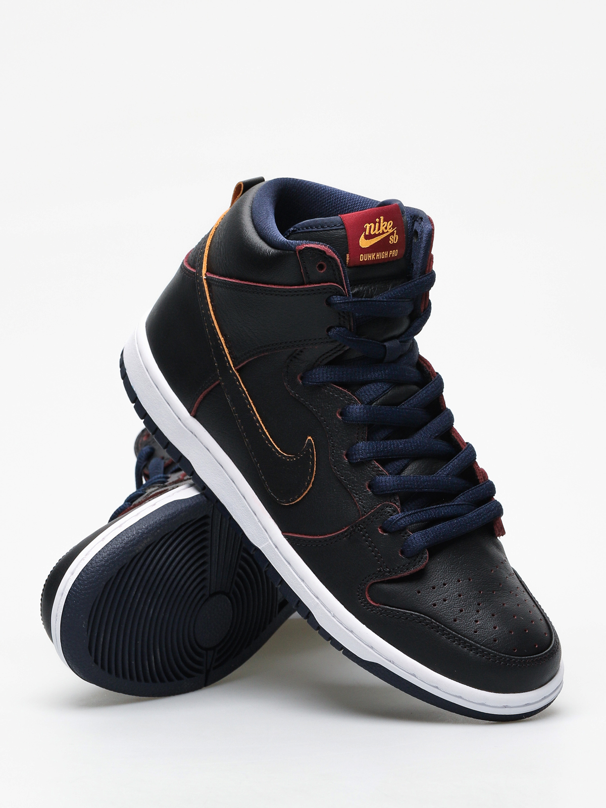 Nike SB Dunk High Pro NBA Black-Black-Navy - Forty Two Skateboard Shop