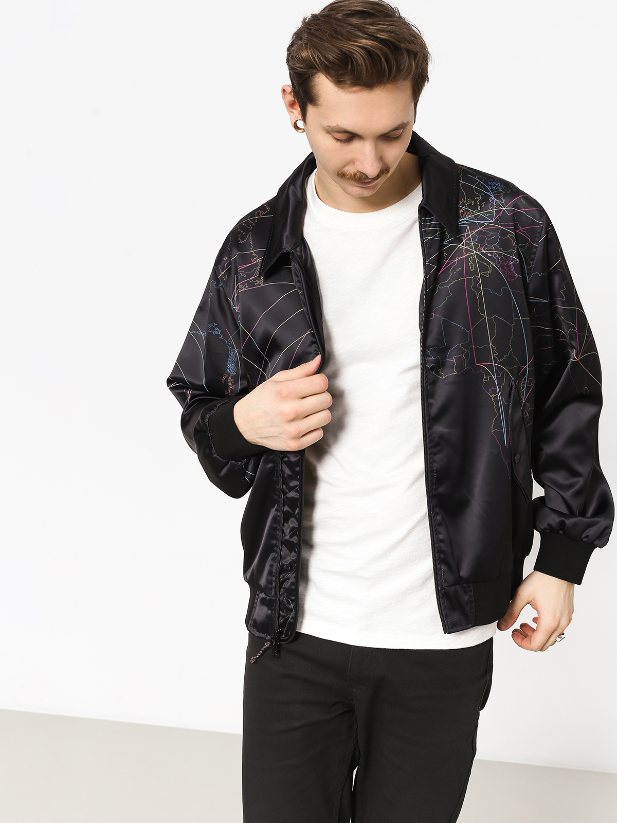 Kurtka Diamond Supply Co. Trotter Bomber Jacket (black)