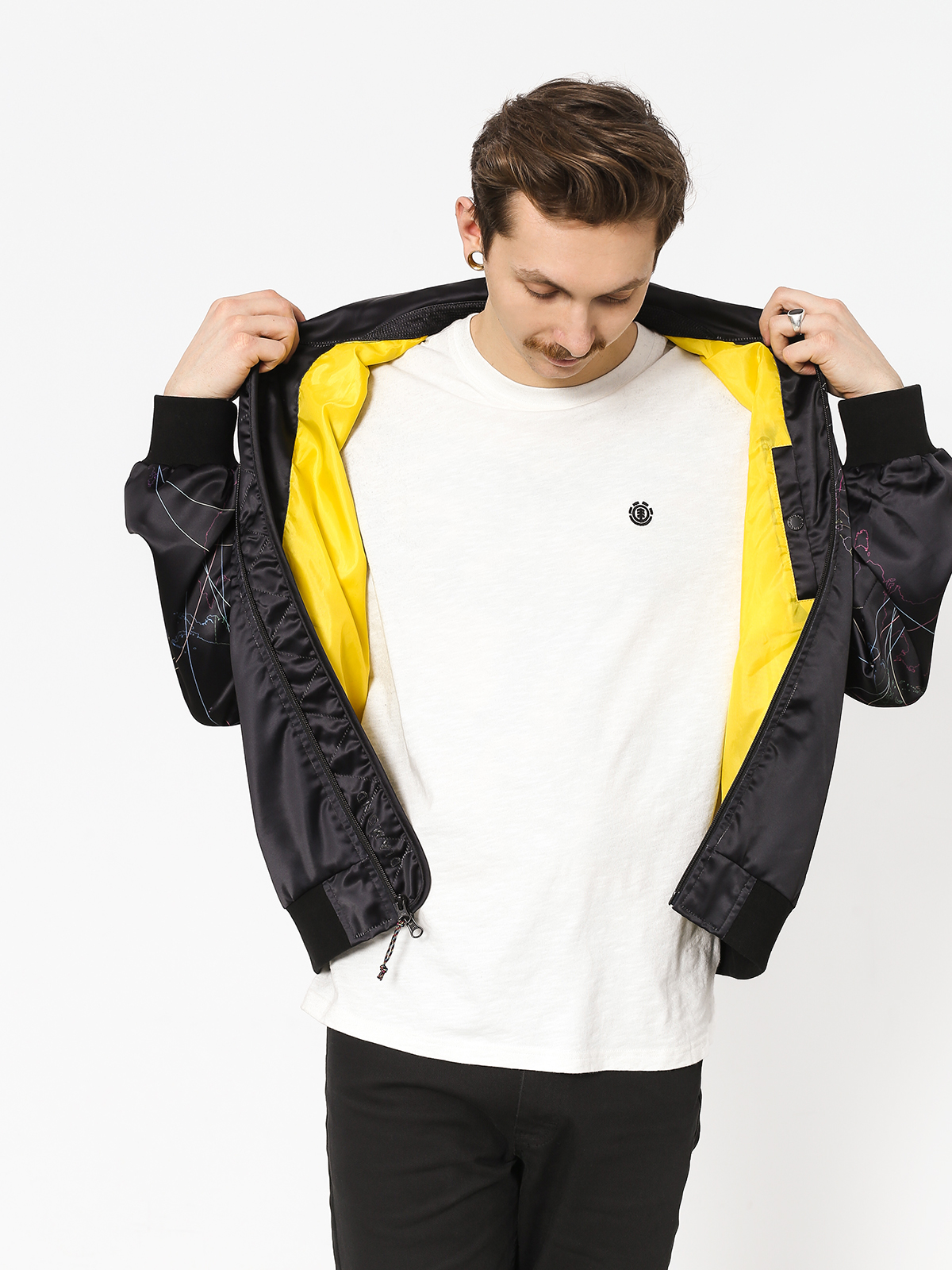 Kurtka Diamond Supply Co. Trotter Bomber Jacket (black)