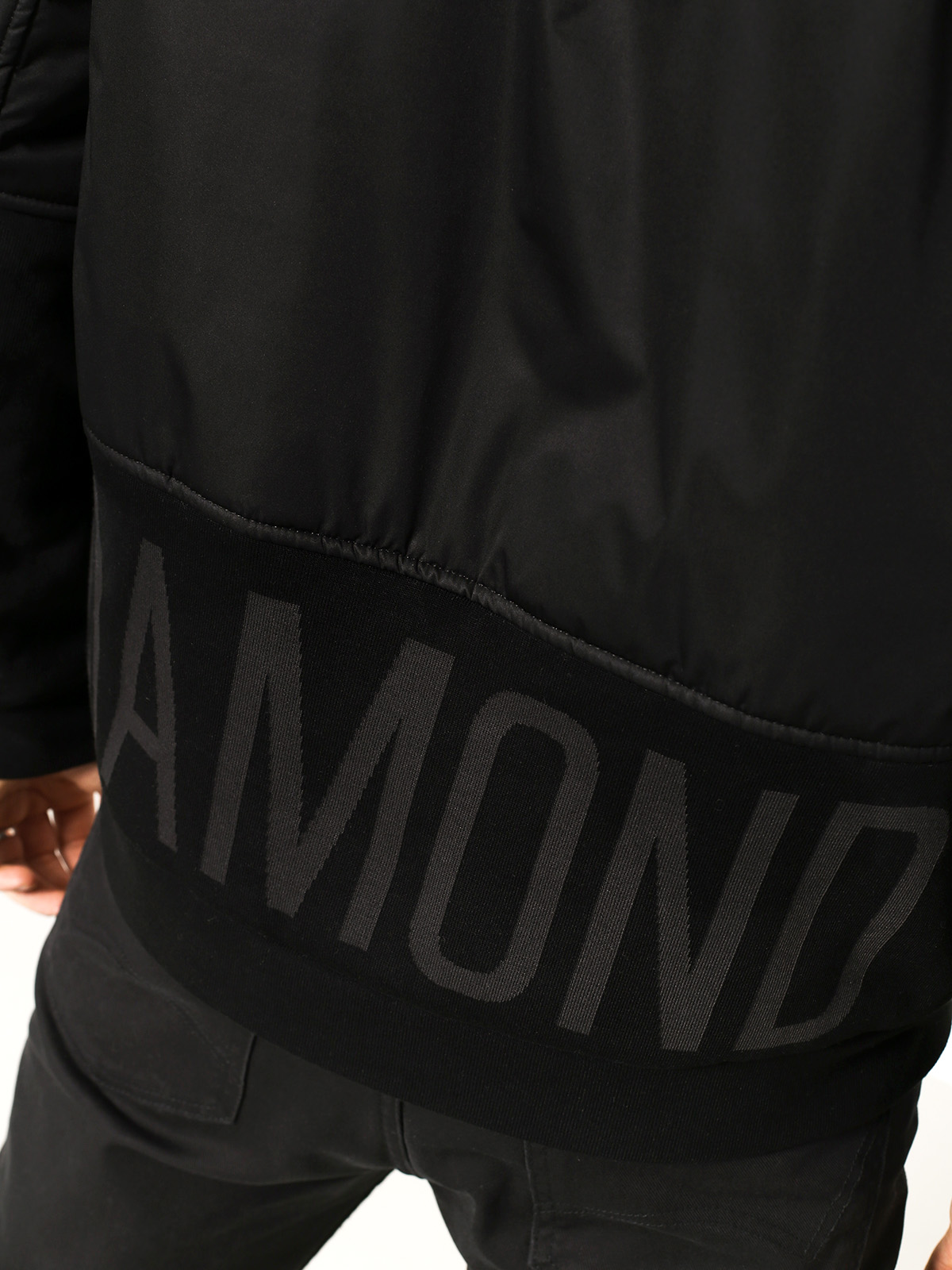 Kurtka Diamond Supply Co. Stadium Bomber Jacket (black)
