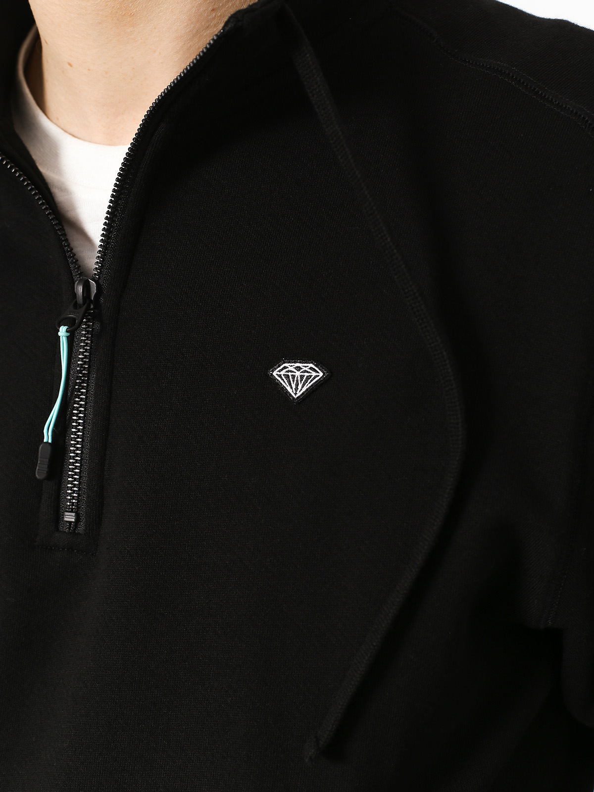 Bluza Diamond Supply Co. Diamante Mock Neck (heather grey)