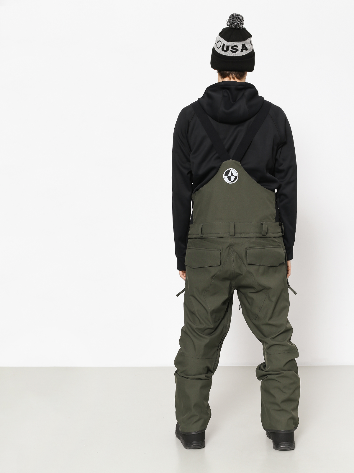Męskie Spodnie snowboardowe Volcom Roan Bib Overall (bgr)