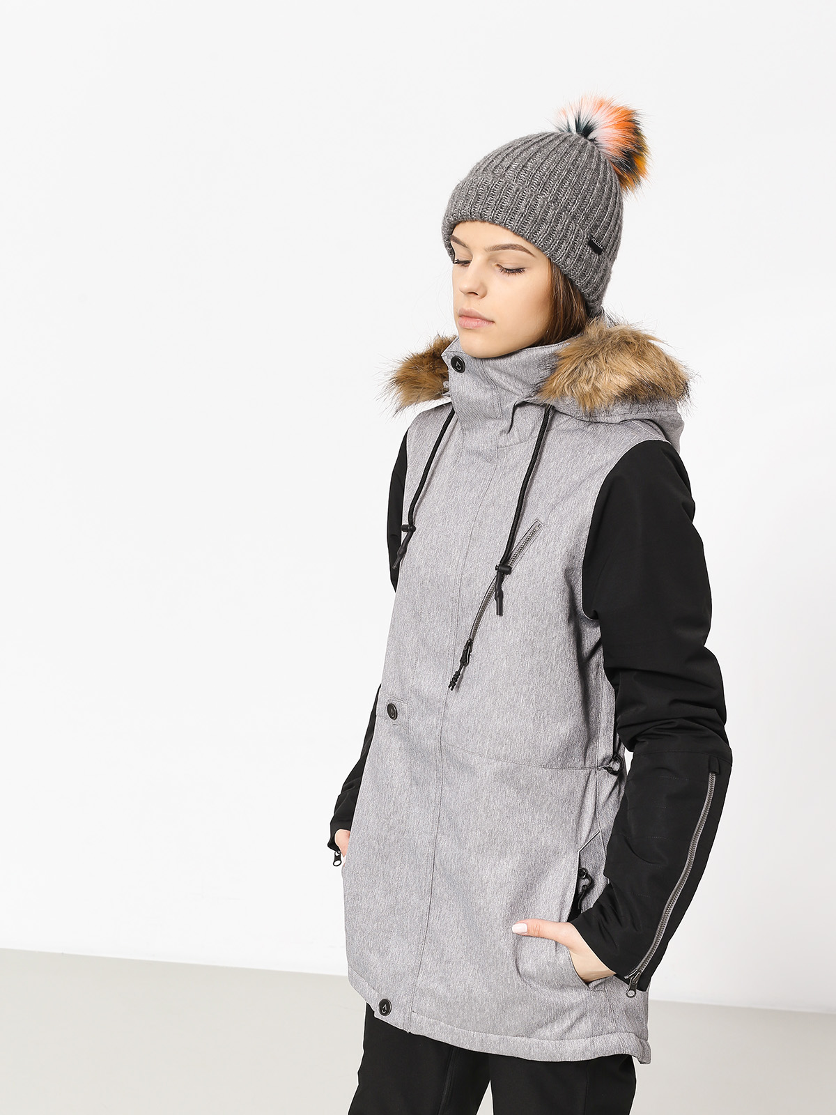 Damska Kurtka snowboardowa Volcom Fawn Ins (hgr)