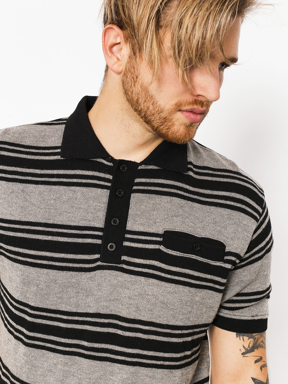 Polo Brixton Milpas Jje (black/grey)